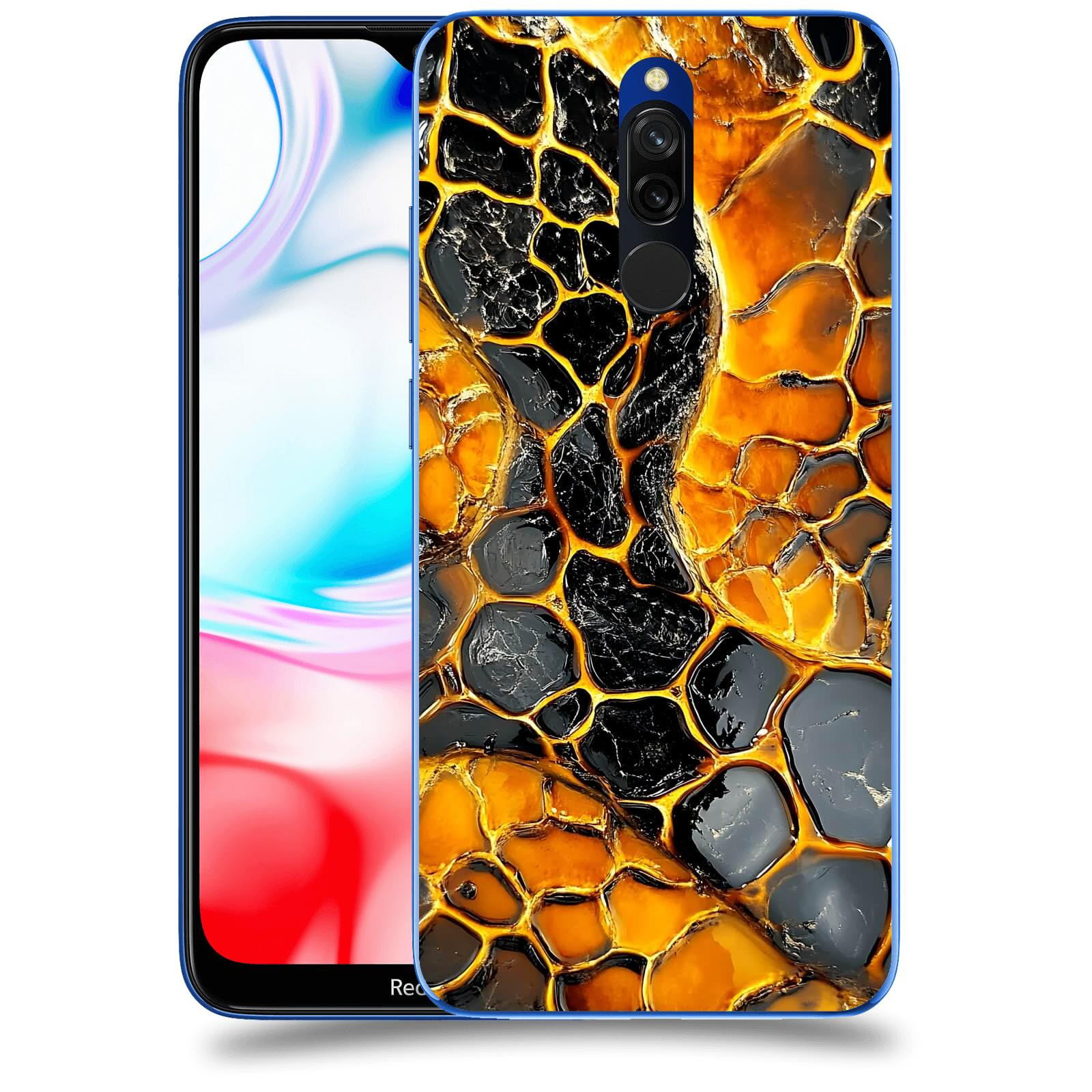 ACOVER Kryt na mobil Xiaomi Redmi 8 - Žár a Struktura