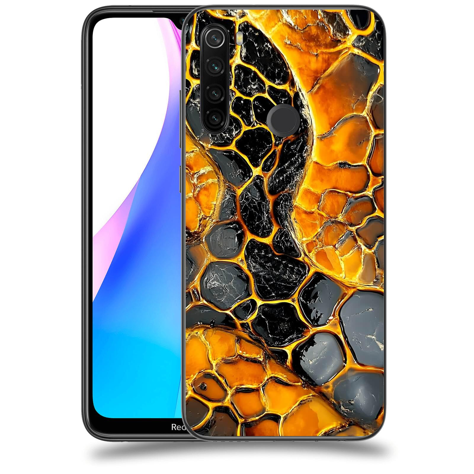 ACOVER Kryt na mobil Xiaomi Redmi Note 8T - Žár a Struktura