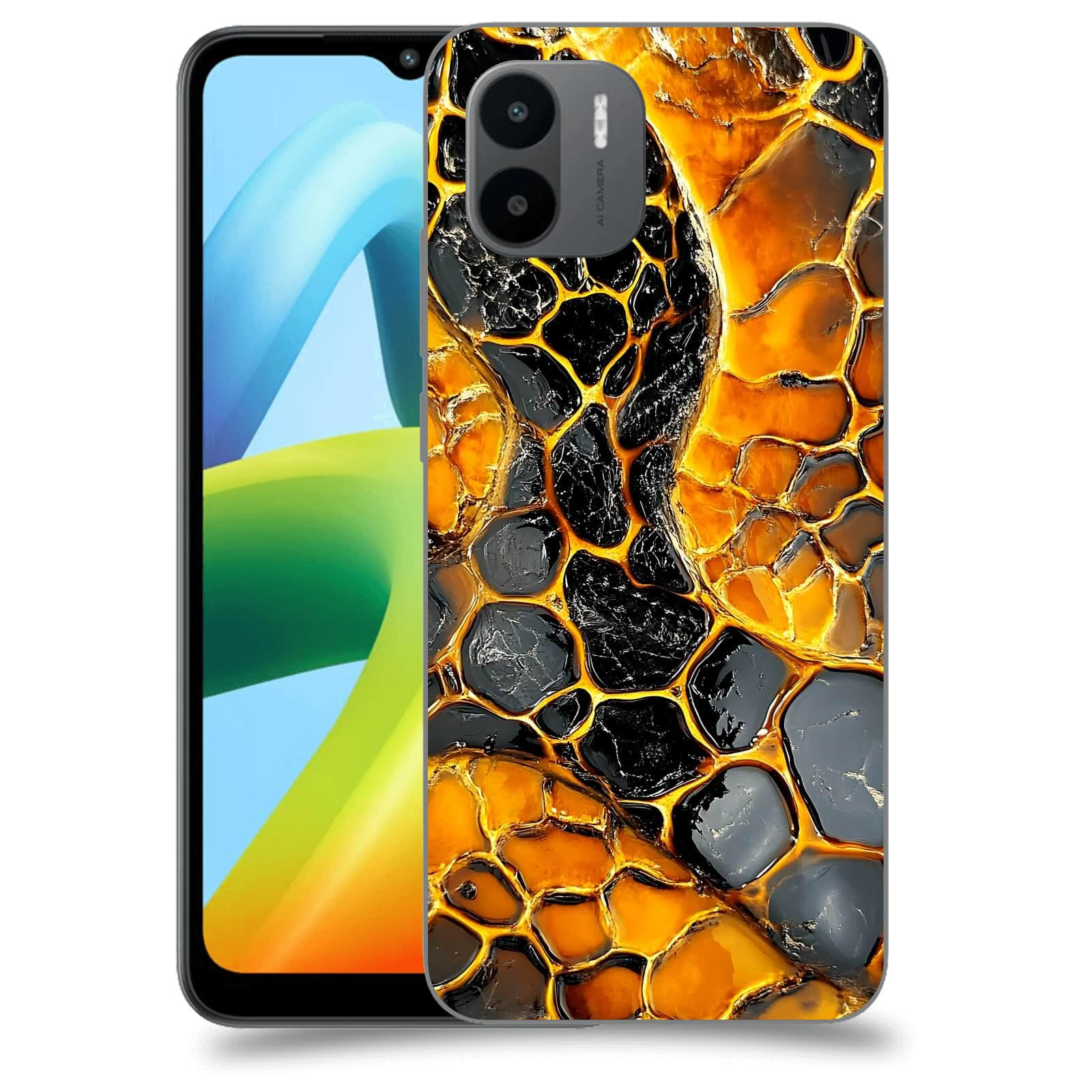ACOVER Kryt na mobil Xiaomi Redmi A1+ - Žár a Struktura