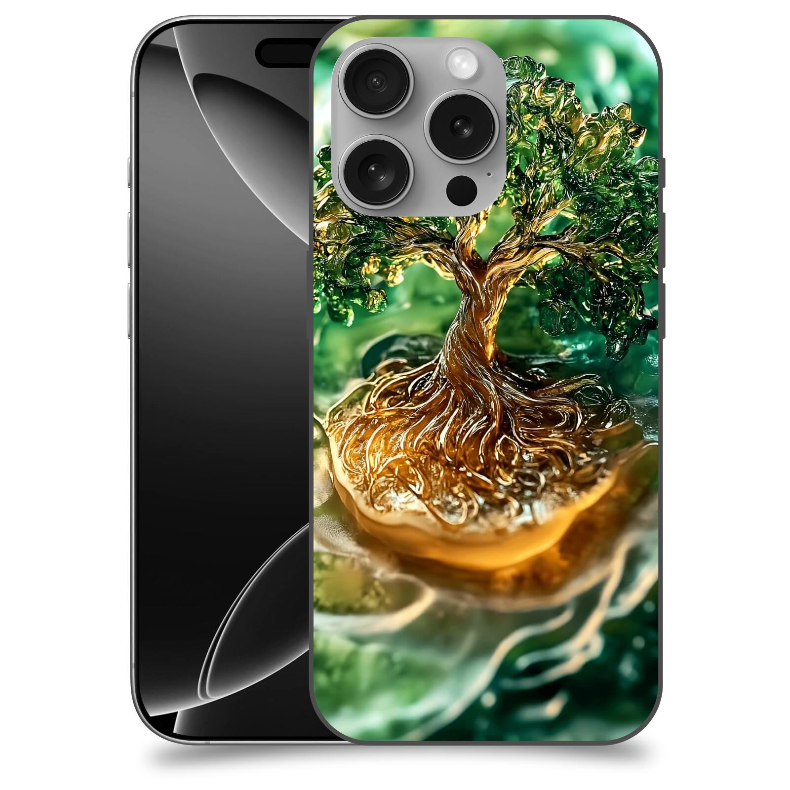 ACOVER kryt na mobil Apple iPhone 16 - Golden Moss III