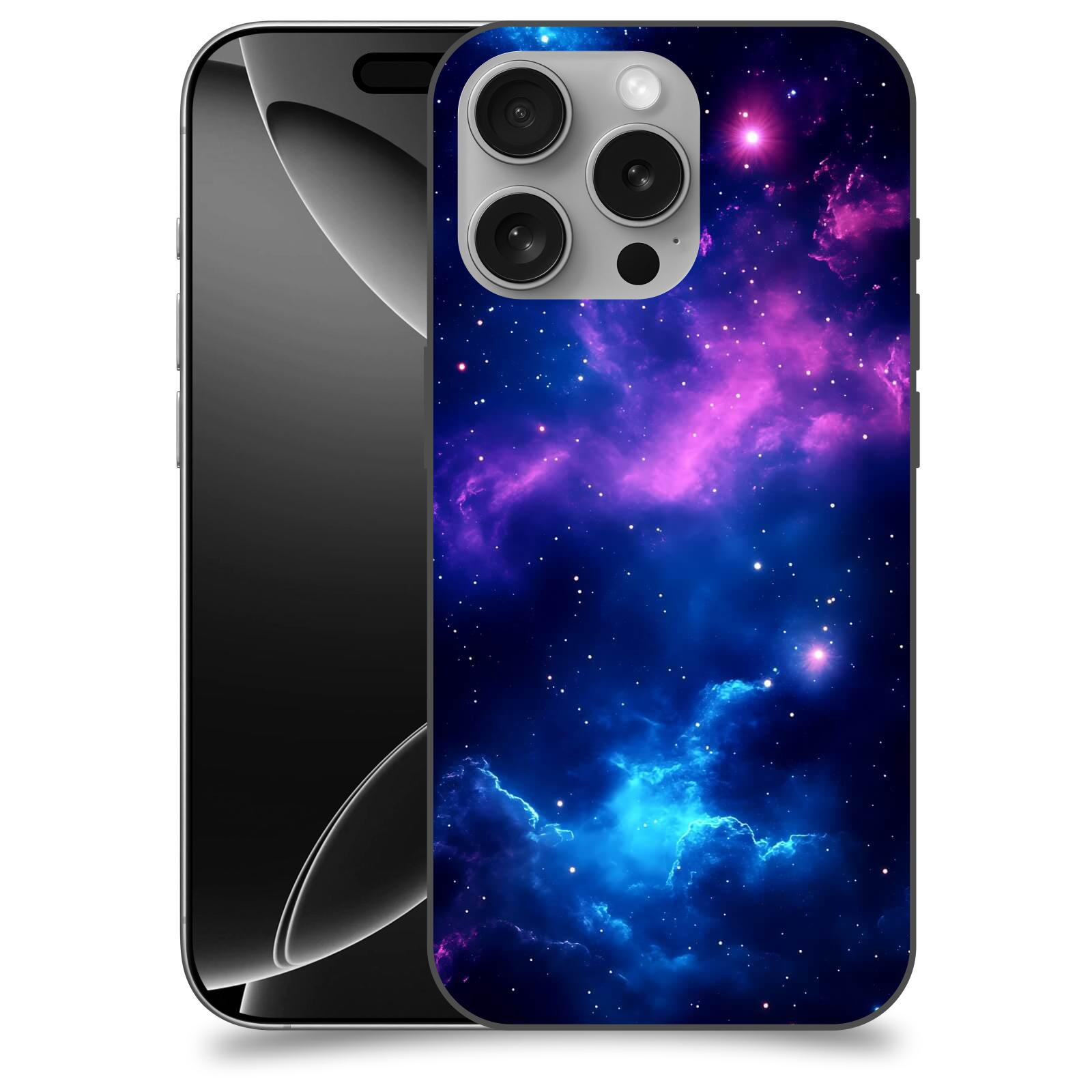 ACOVER kryt na mobil Apple iPhone 16 - Kosmická symfonie