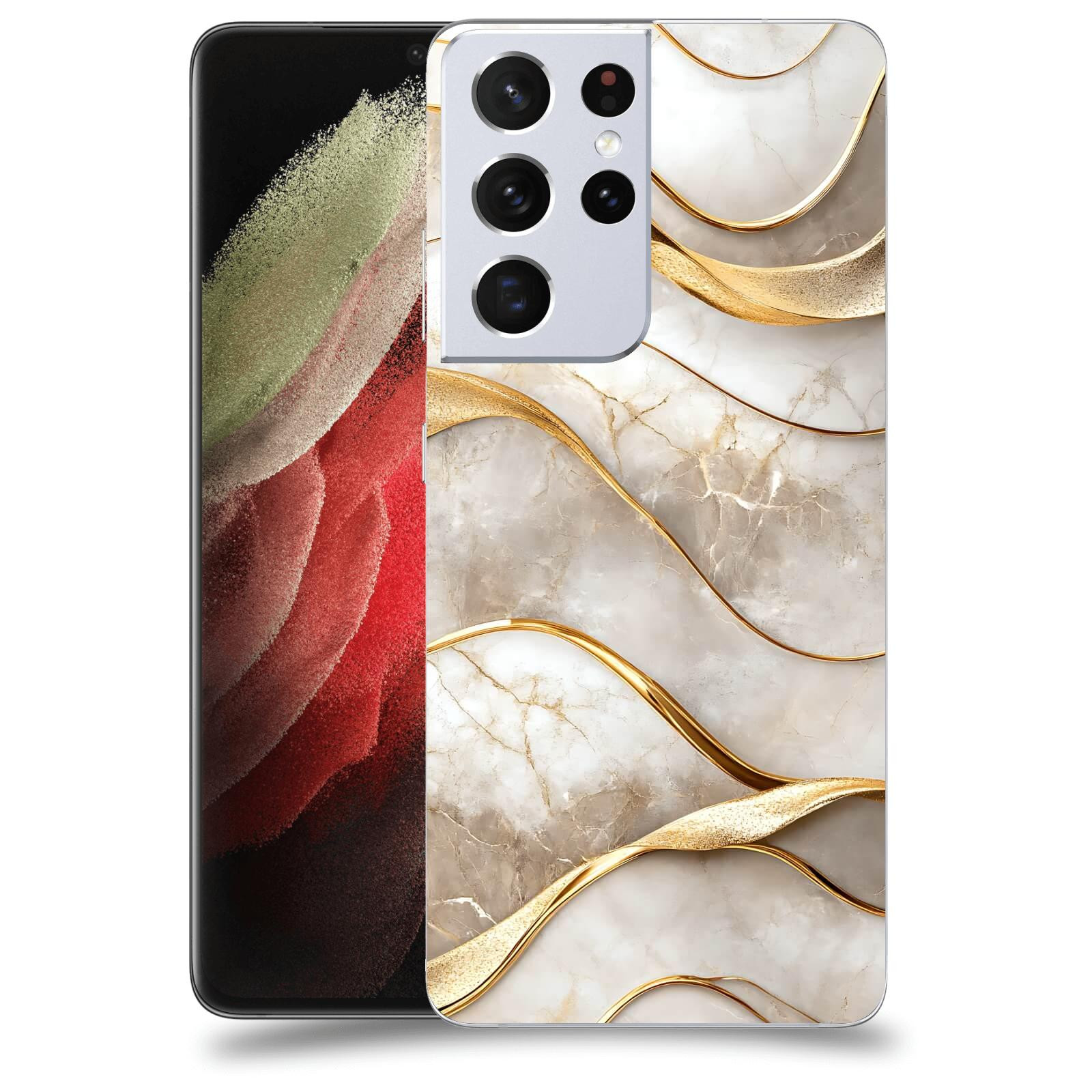 ACOVER Kryt na mobil Samsung Galaxy S21 Ultra 5G G998B - Elegantní plynutí