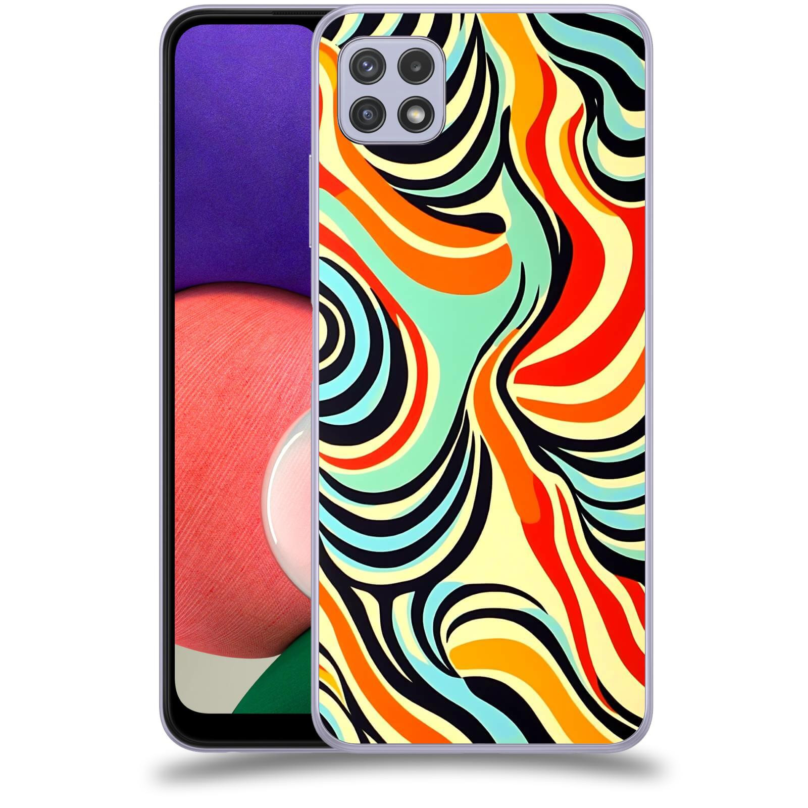 ACOVER Kryt na mobil Samsung Galaxy A22 5G A226B - Dynamické proudy