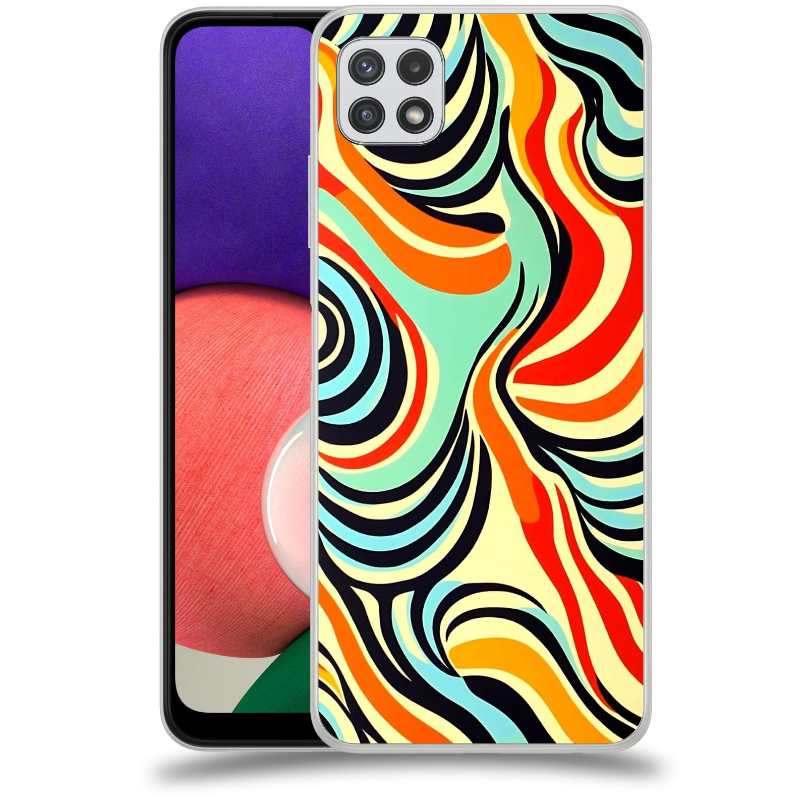 ACOVER Kryt na mobil Samsung Galaxy A22 A225F - Dynamické proudy