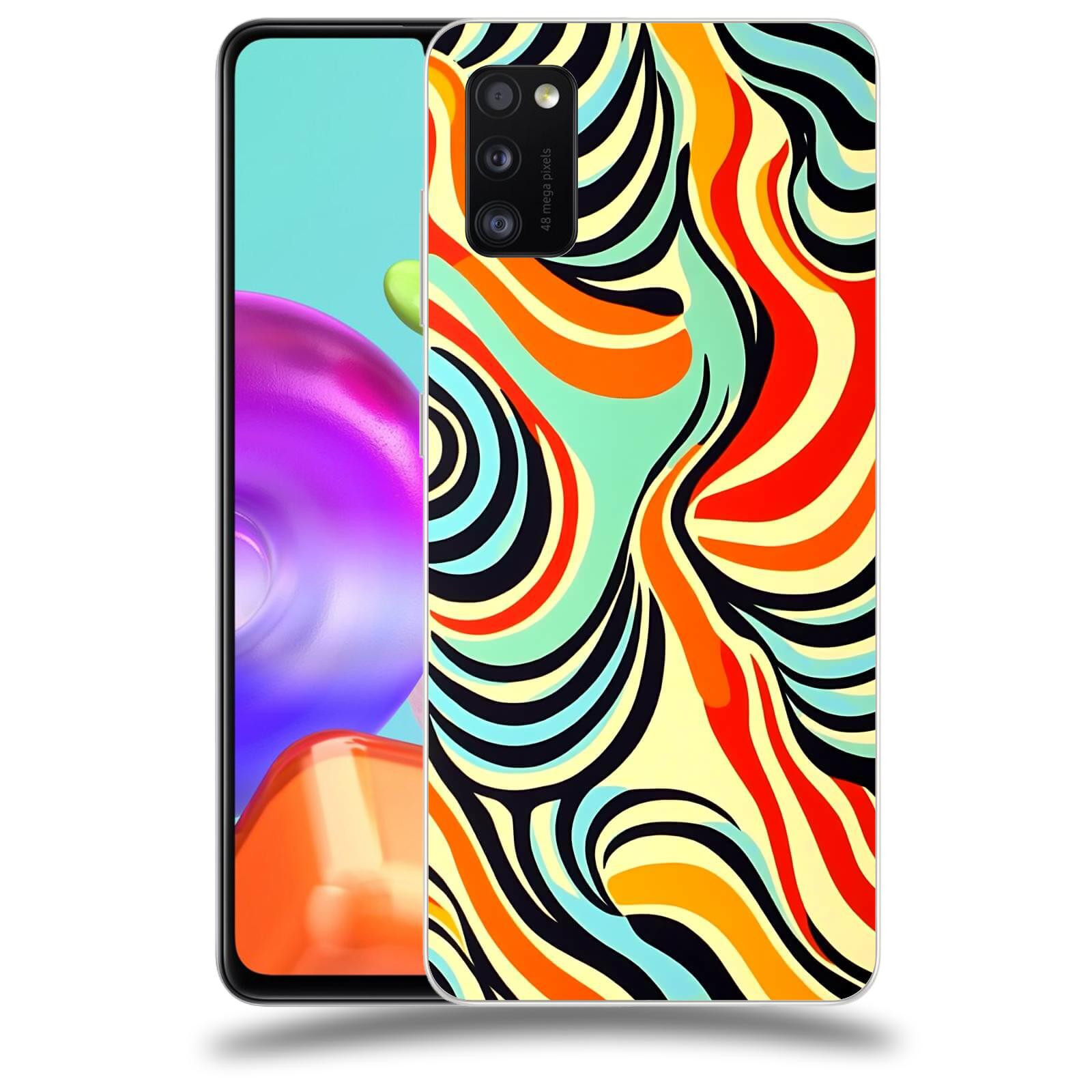 ACOVER Kryt na mobil Samsung Galaxy A41 A415F - Dynamické proudy
