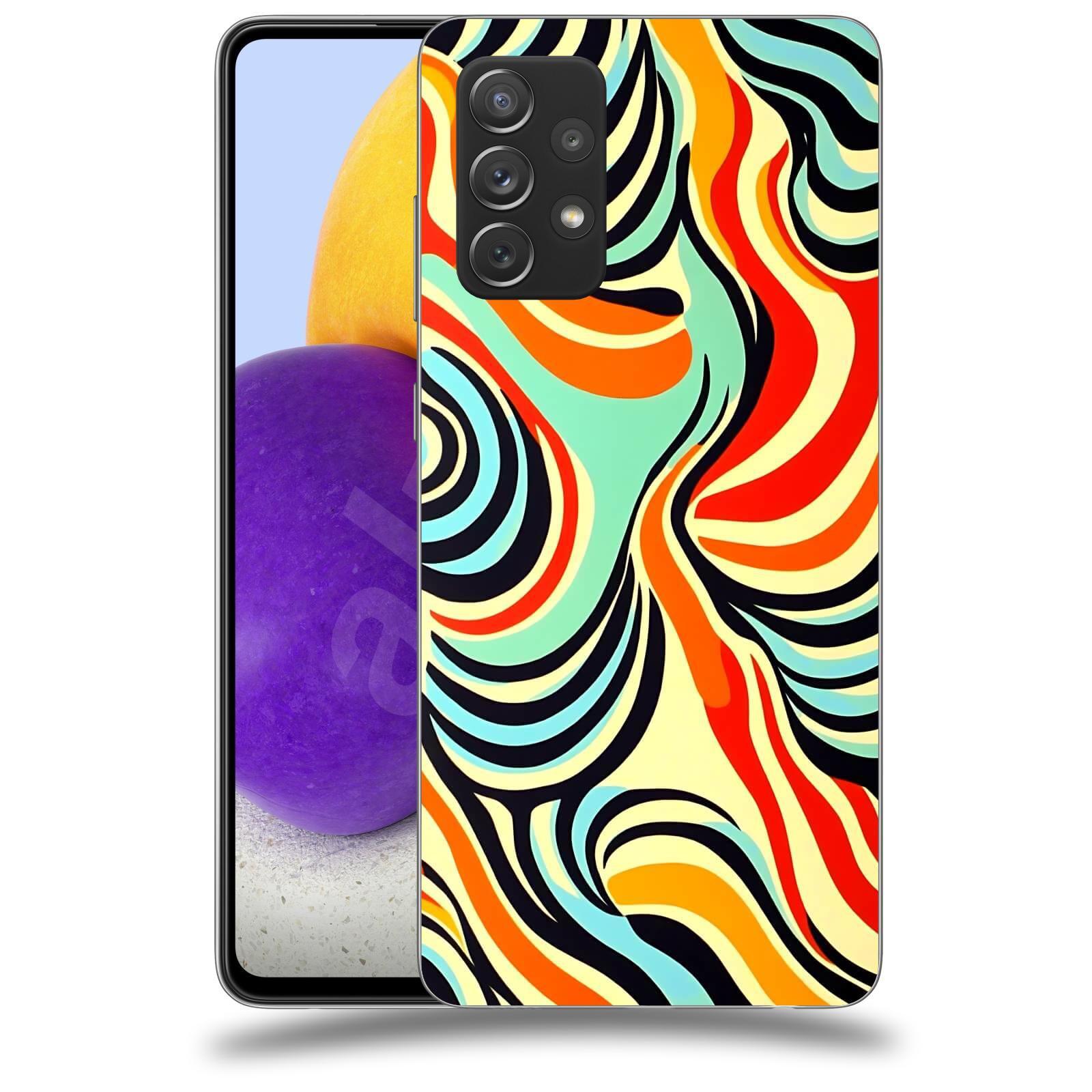 ACOVER Kryt na mobil Samsung Galaxy A73 5G - Dynamické proudy