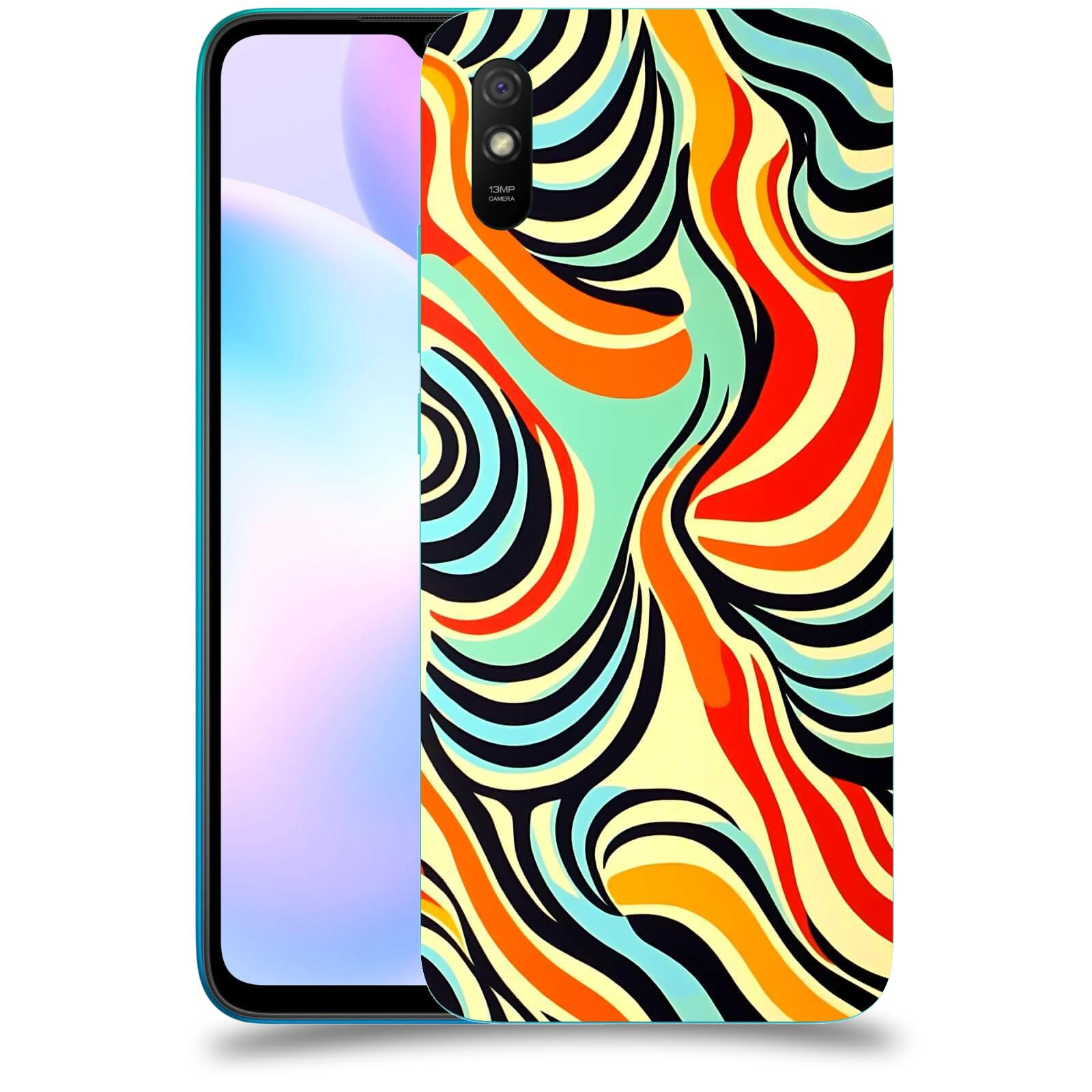 ACOVER Kryt na mobil Xiaomi Redmi 9AT - Dynamické proudy