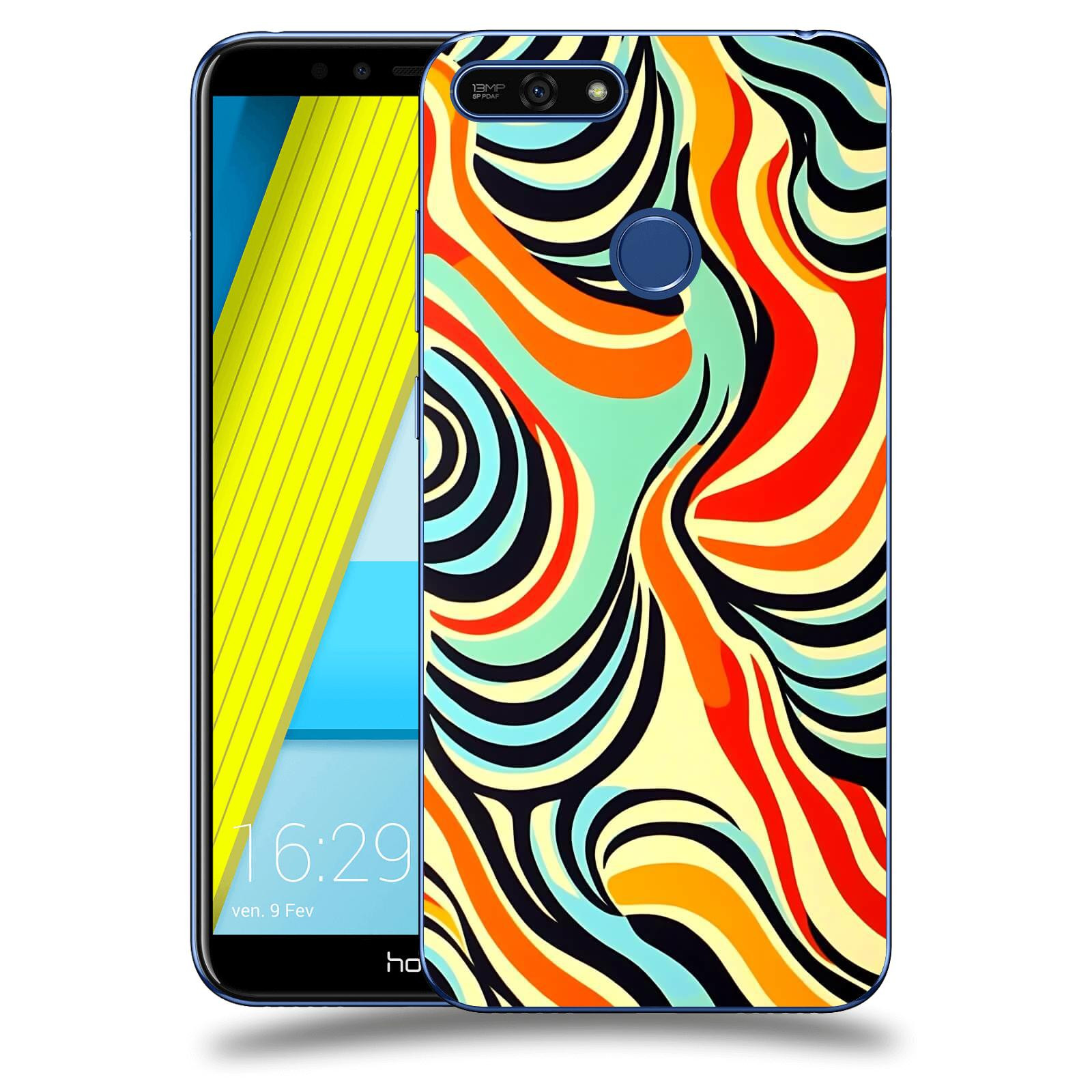 ACOVER Kryt na mobil Honor 7A - Dynamické proudy