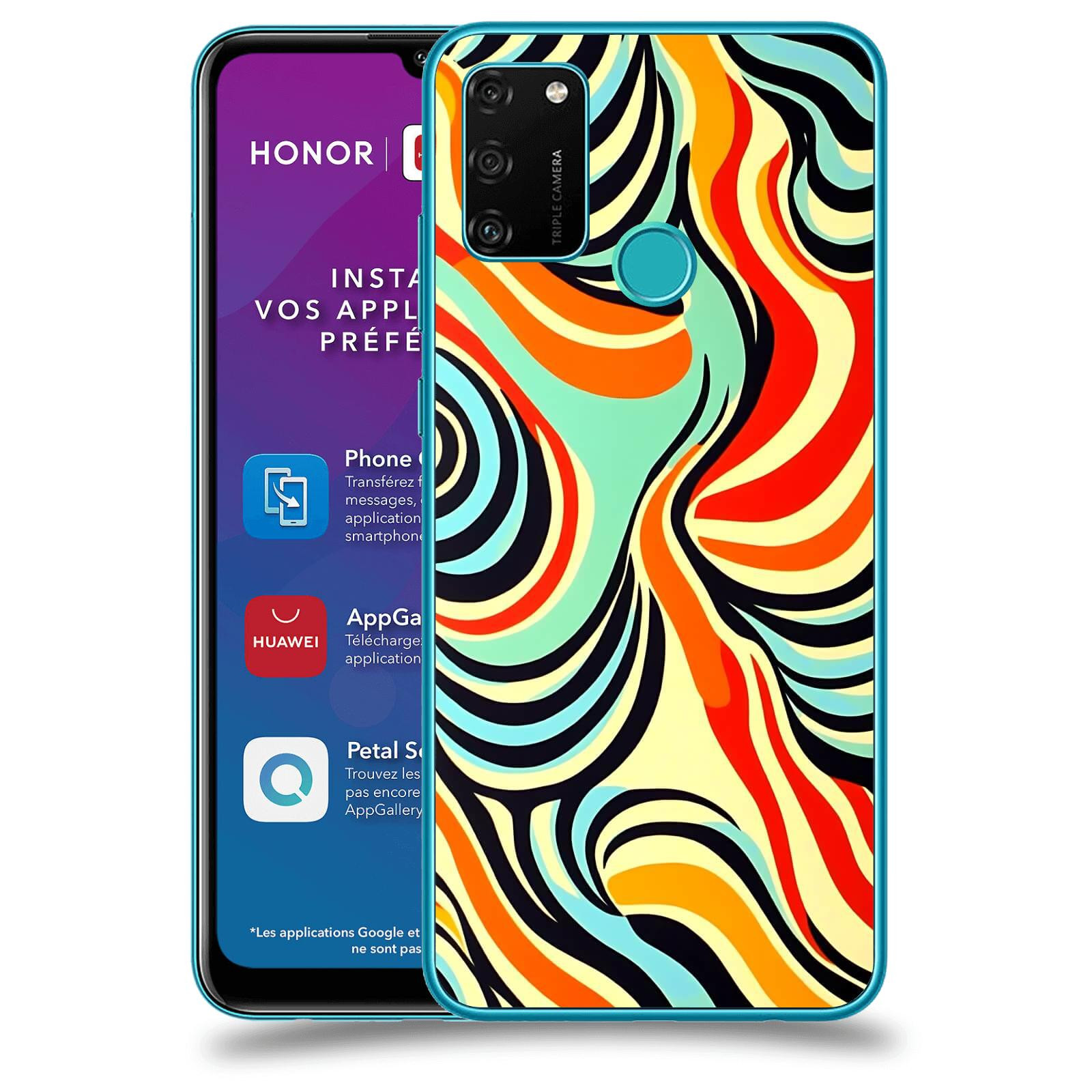 ACOVER Kryt na mobil Honor 9A - Dynamické proudy