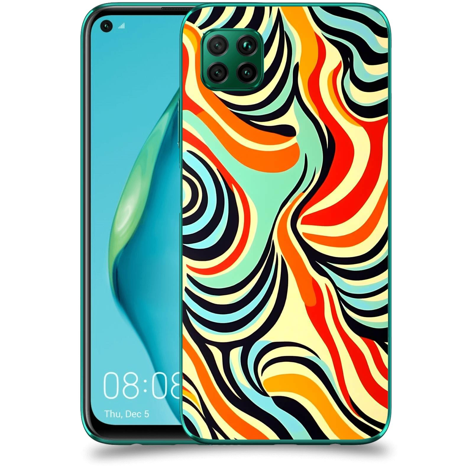 ACOVER Kryt na mobil Huawei P40 Lite - Dynamické proudy