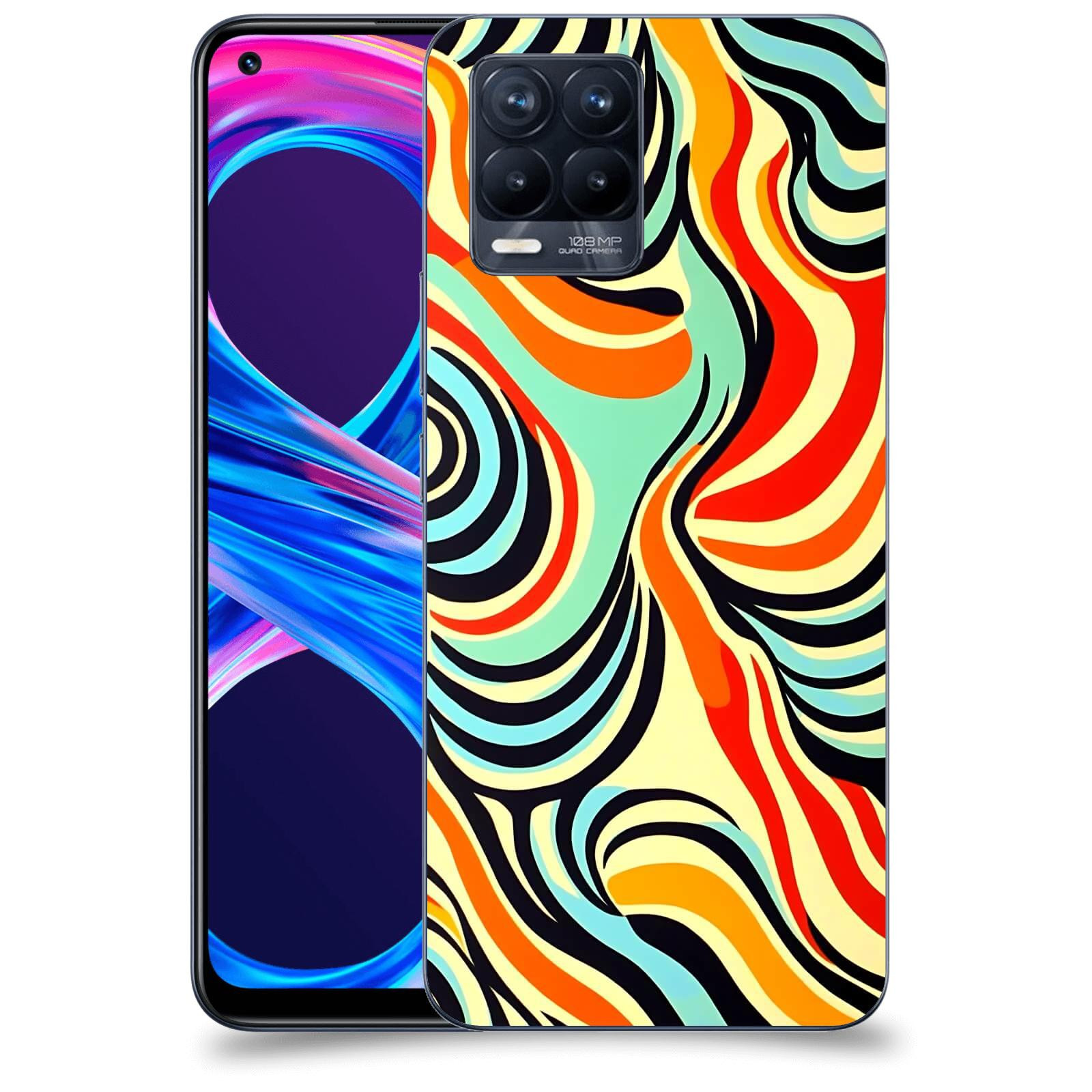 ACOVER Kryt na mobil Realme 8 Pro - Dynamické proudy