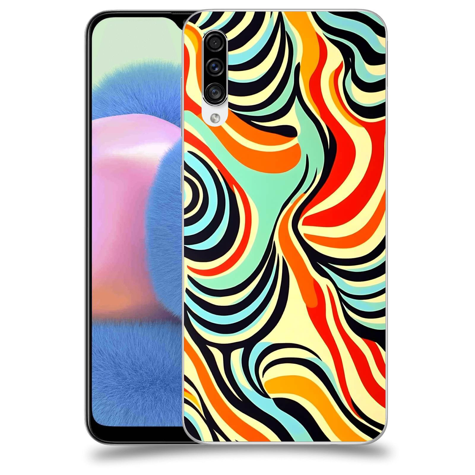 ACOVER Kryt na mobil Samsung Galaxy A30s A307F - Dynamické proudy