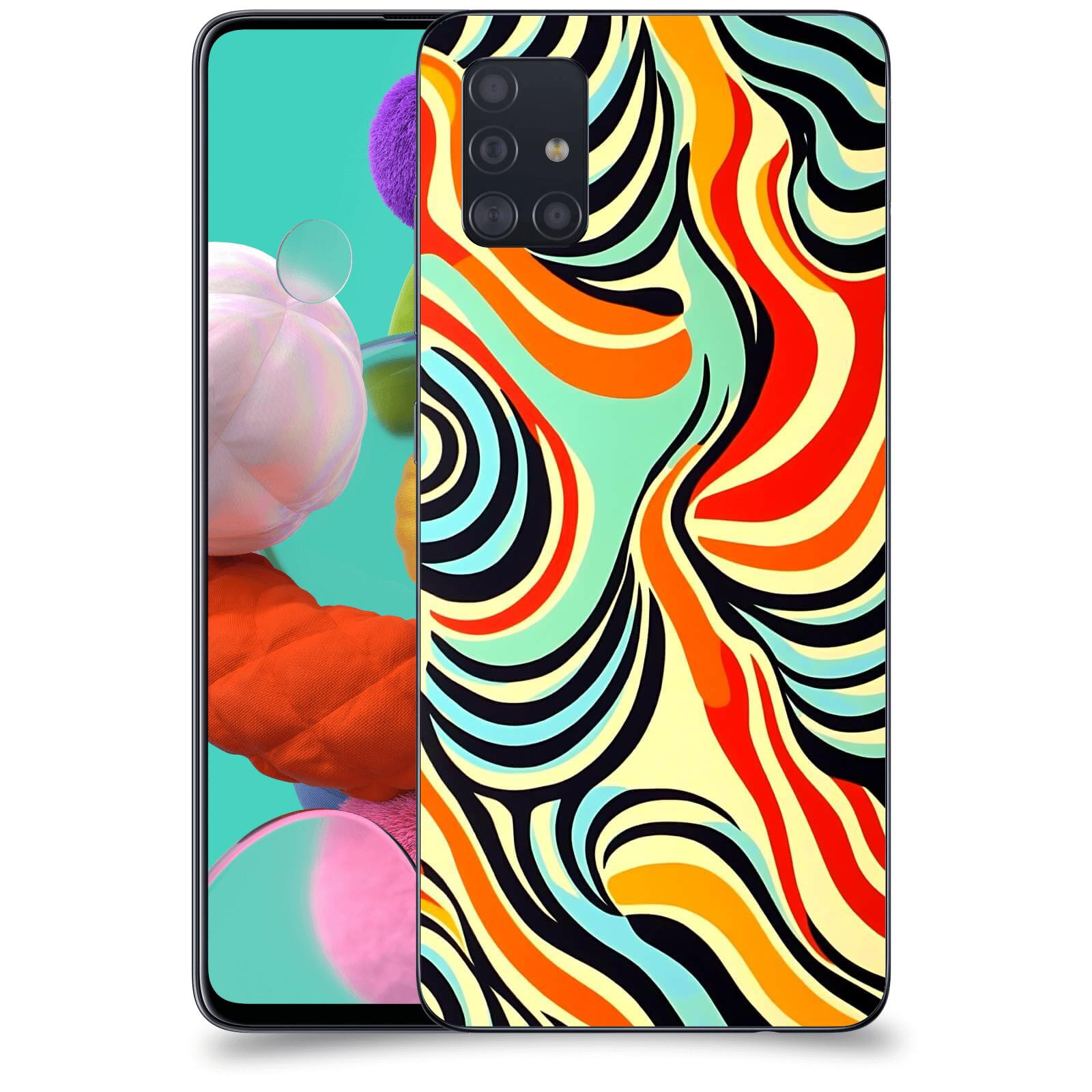 ACOVER Kryt na mobil Samsung Galaxy A51 A515F - Dynamické proudy
