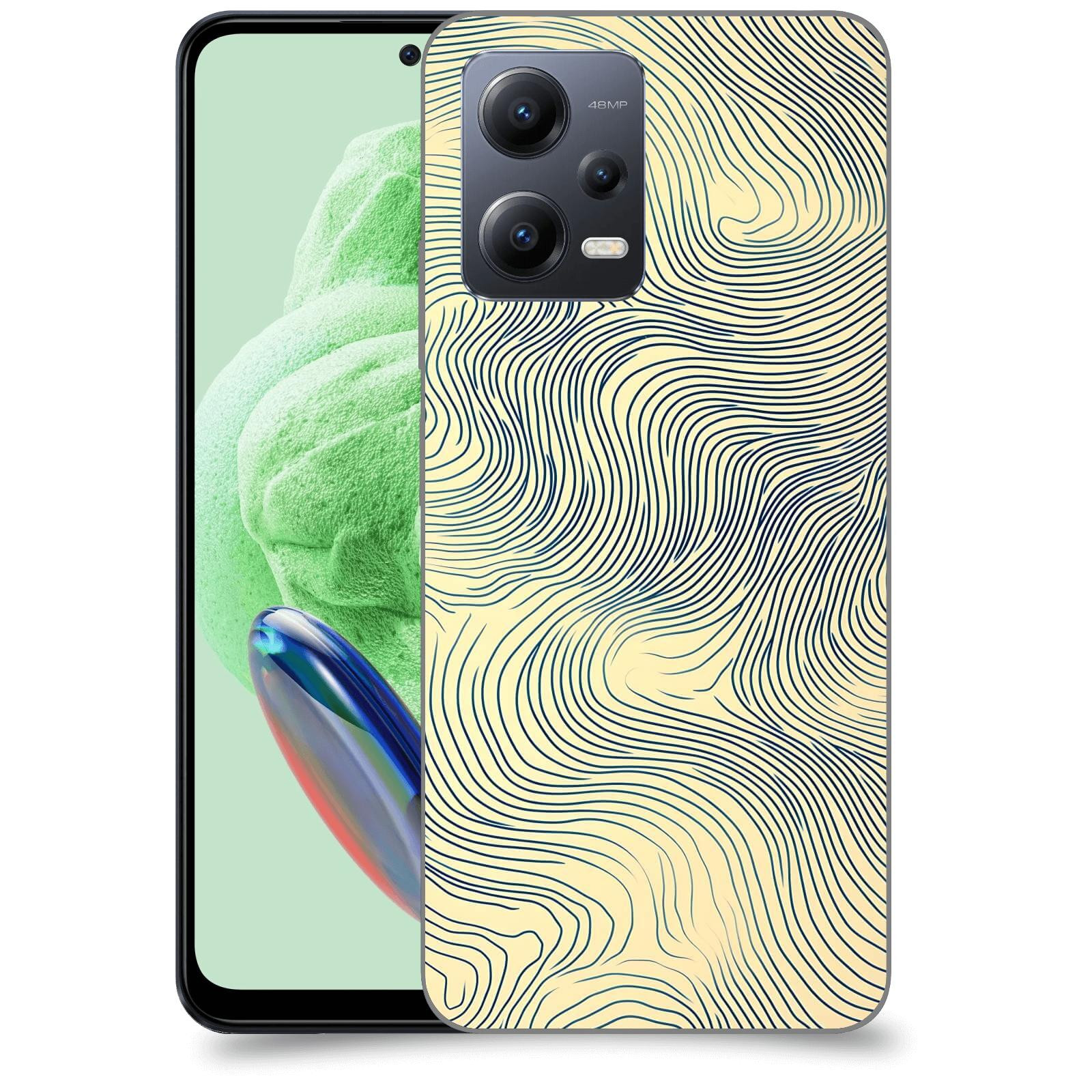 ACOVER Kryt na mobil Xiaomi Redmi Note 12 5G - Dynamická textura