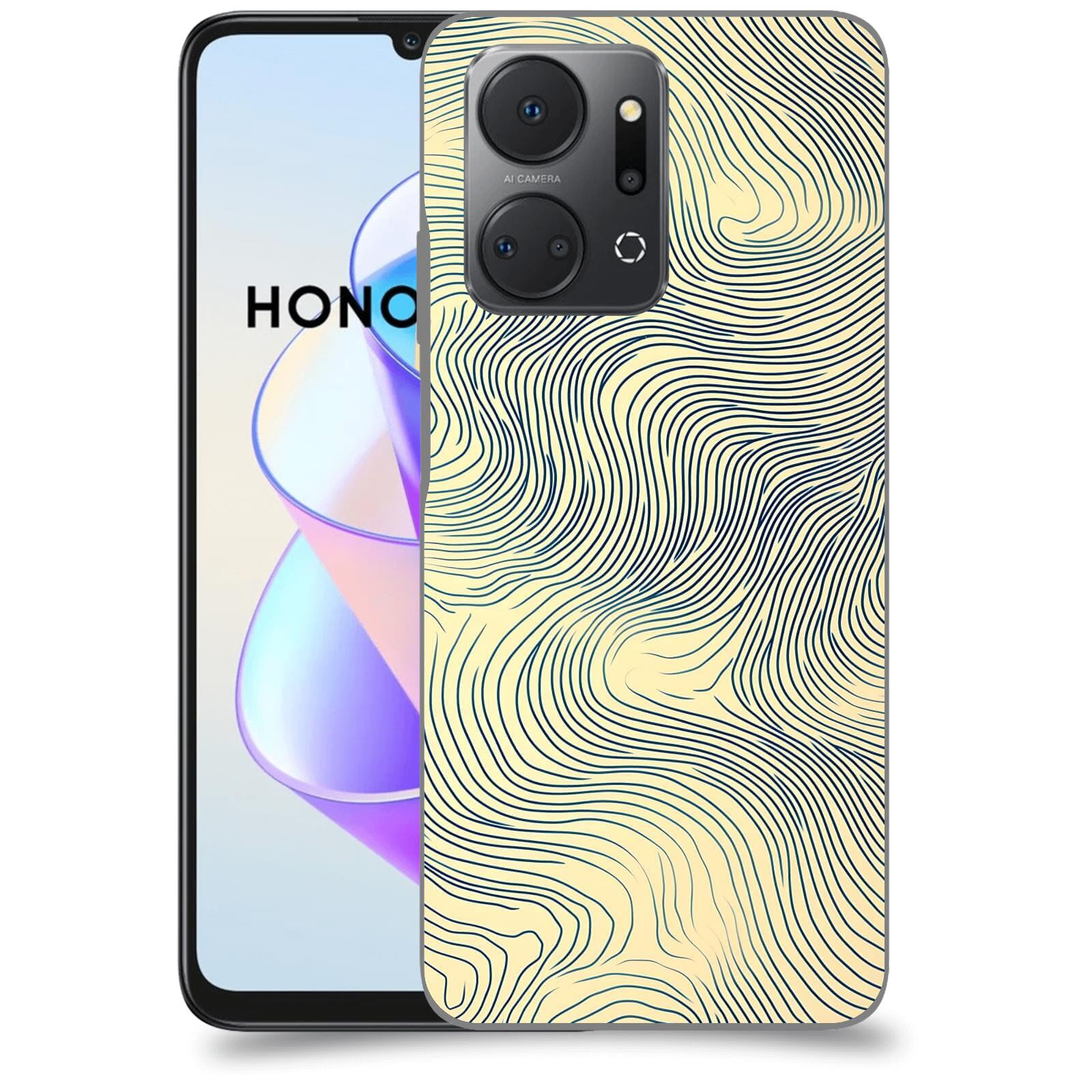 ACOVER Kryt na mobil HONOR X7a - Dynamická textura