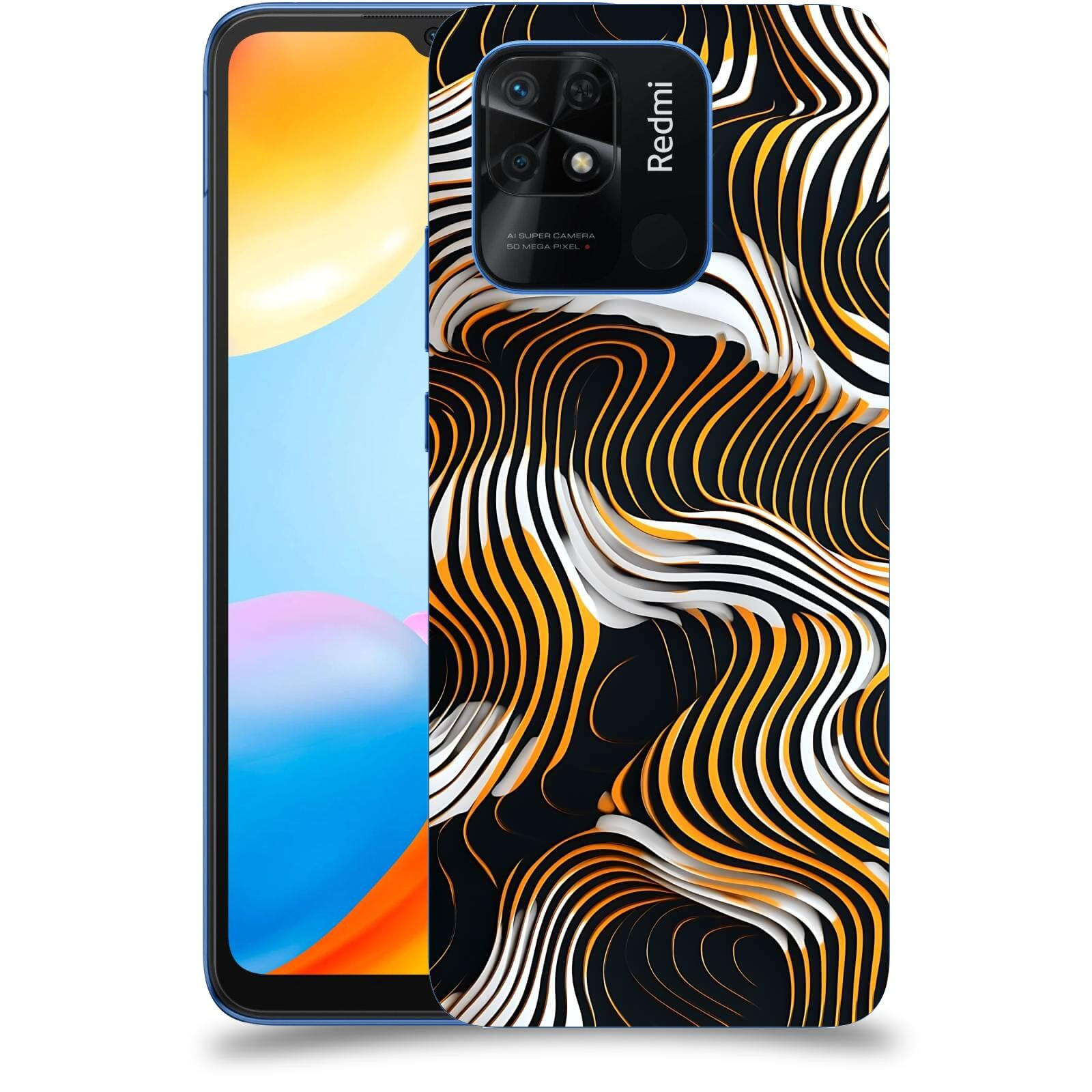 ACOVER Kryt na mobil Xiaomi Redmi 10C - Dynamická hloubka