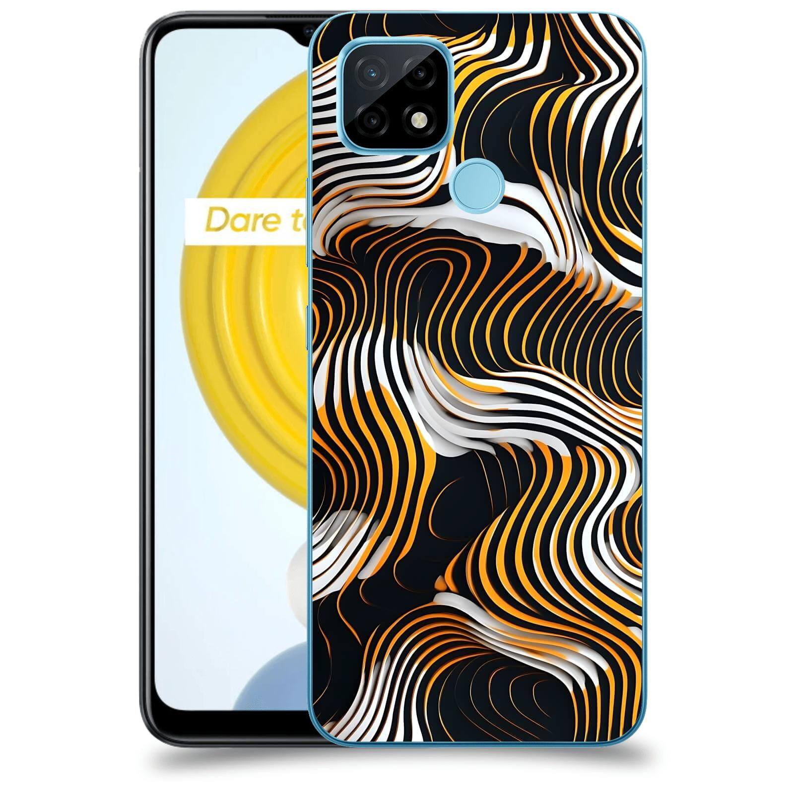 ACOVER Kryt na mobil Realme C21 - Dynamická hloubka