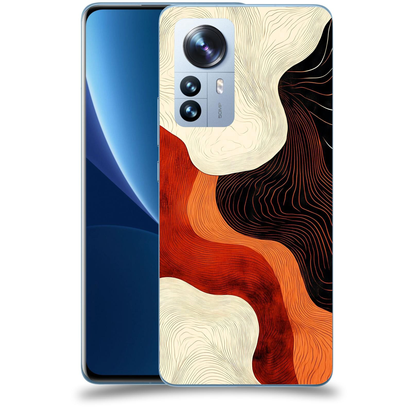 ACOVER Kryt na mobil Xiaomi 12 Pro - Dřevěná harmonie
