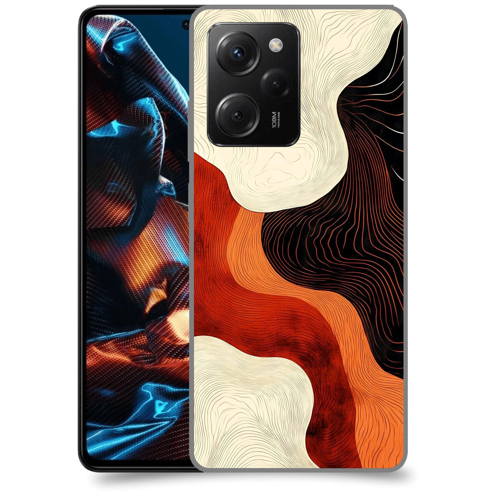 ACOVER Kryt na mobil Xiaomi Poco X5 Pro - Dřevěná harmonie