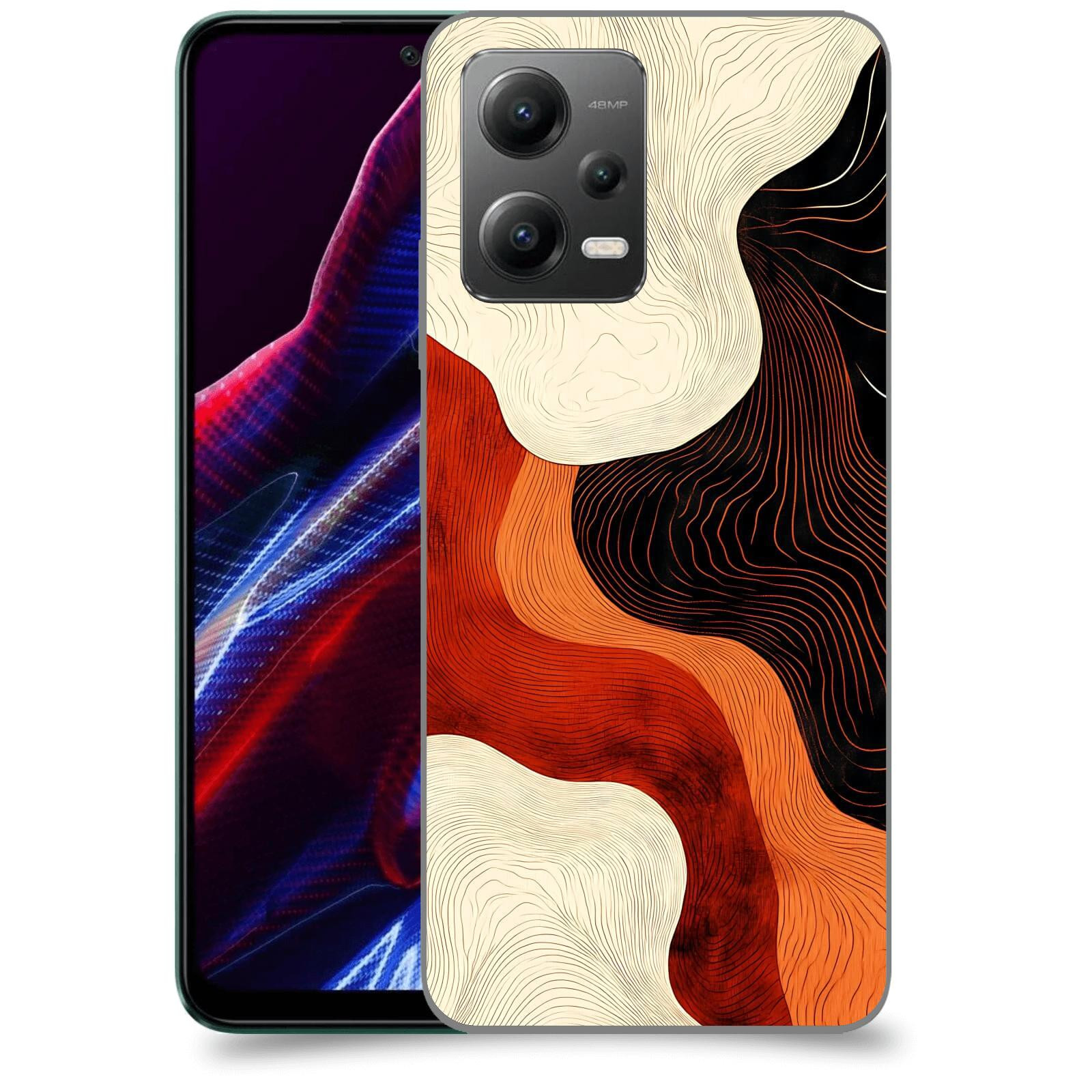 ACOVER Kryt na mobil Xiaomi Poco X5 - Dřevěná harmonie