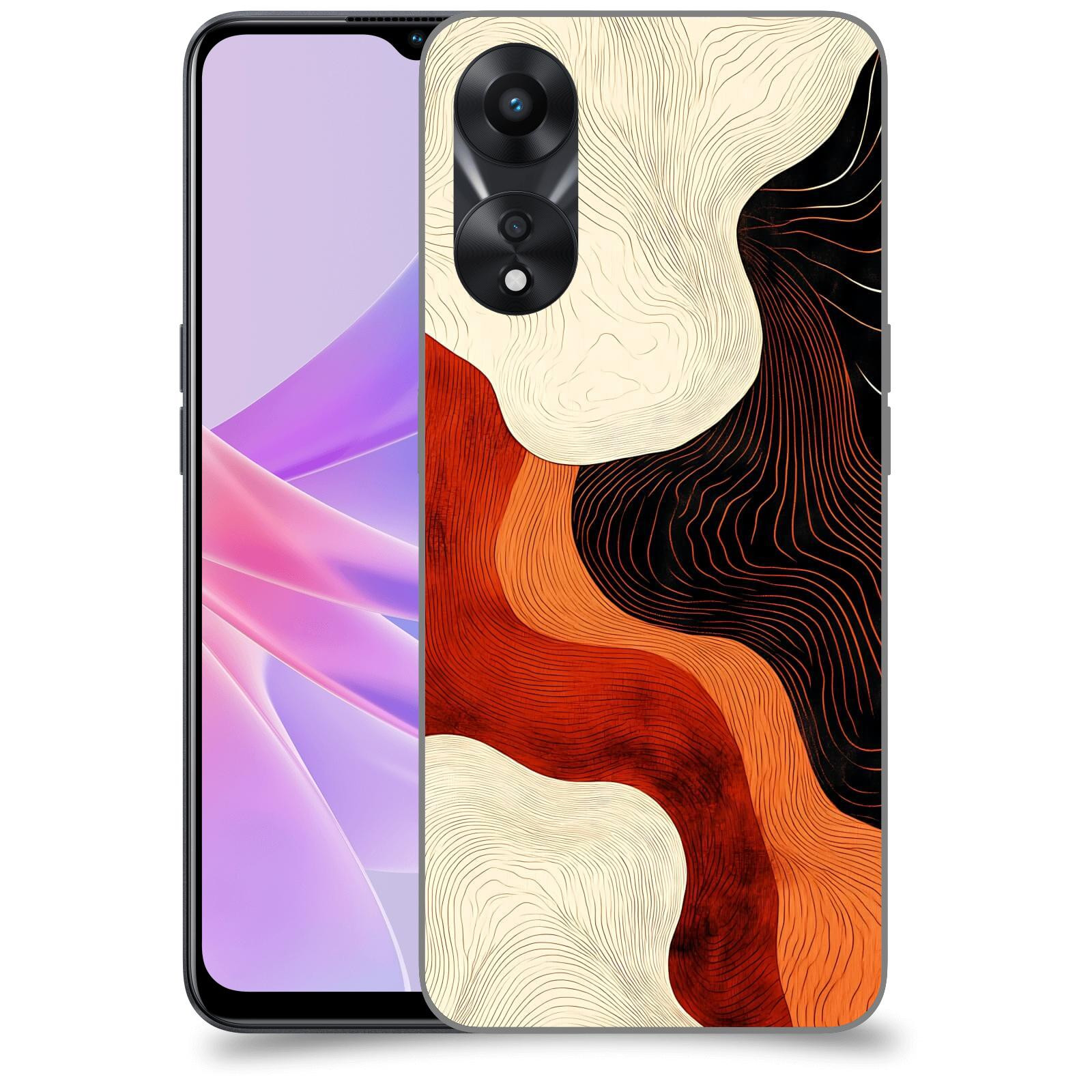 ACOVER Kryt na mobil OPPO A78 5G - Dřevěná harmonie