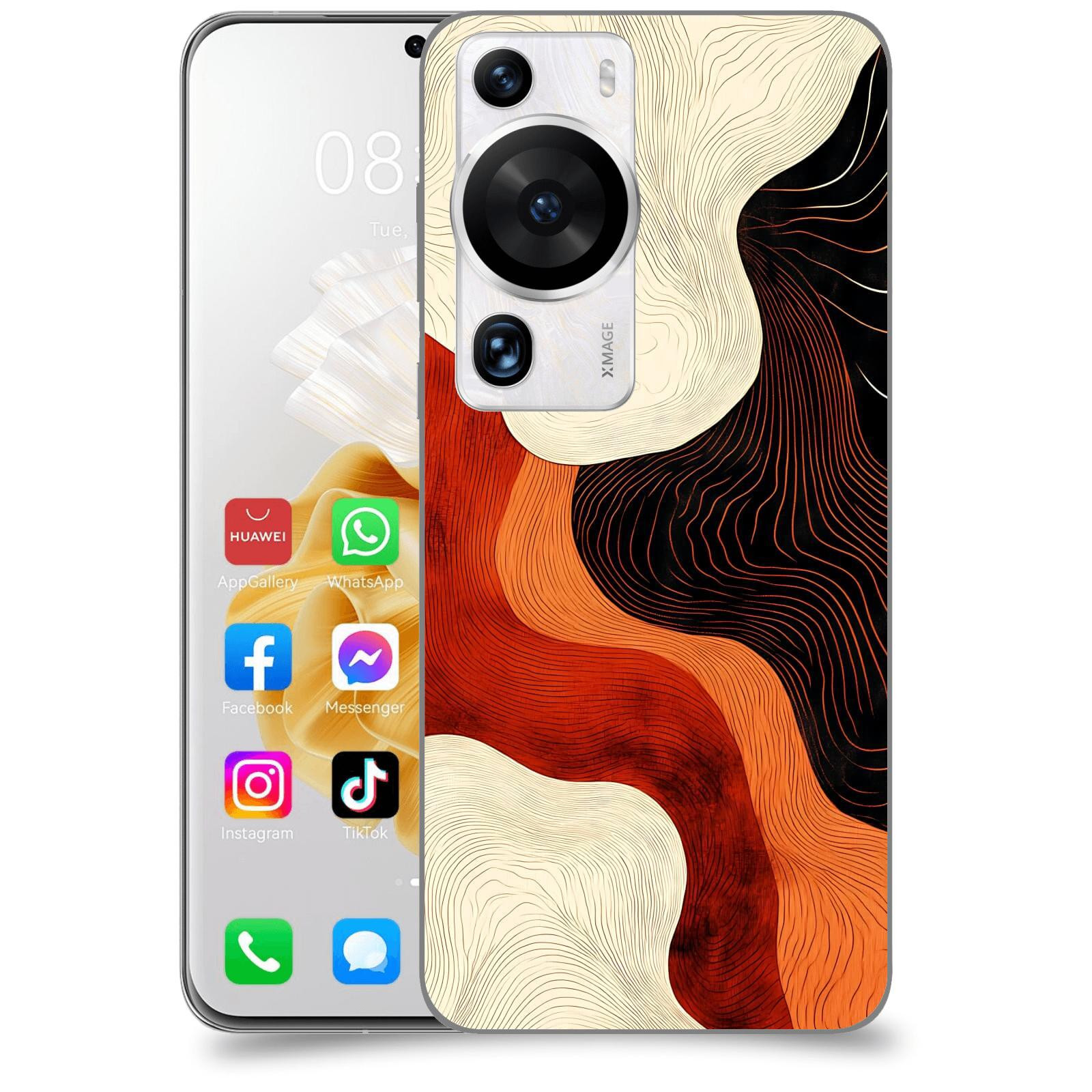 ACOVER Kryt na mobil Huawei P60 Pro - Dřevěná harmonie