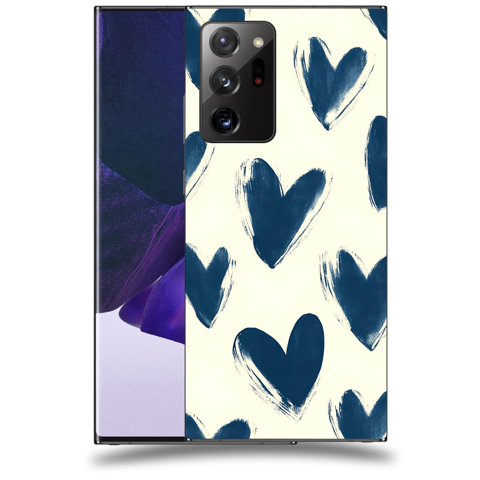 ACOVER Kryt na mobil Samsung Galaxy Note 20 Ultra - Blue hearts