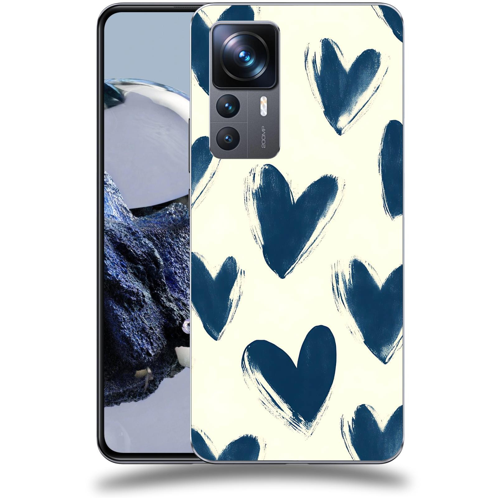 ACOVER Kryt na mobil Xiaomi 12T Pro - Blue hearts