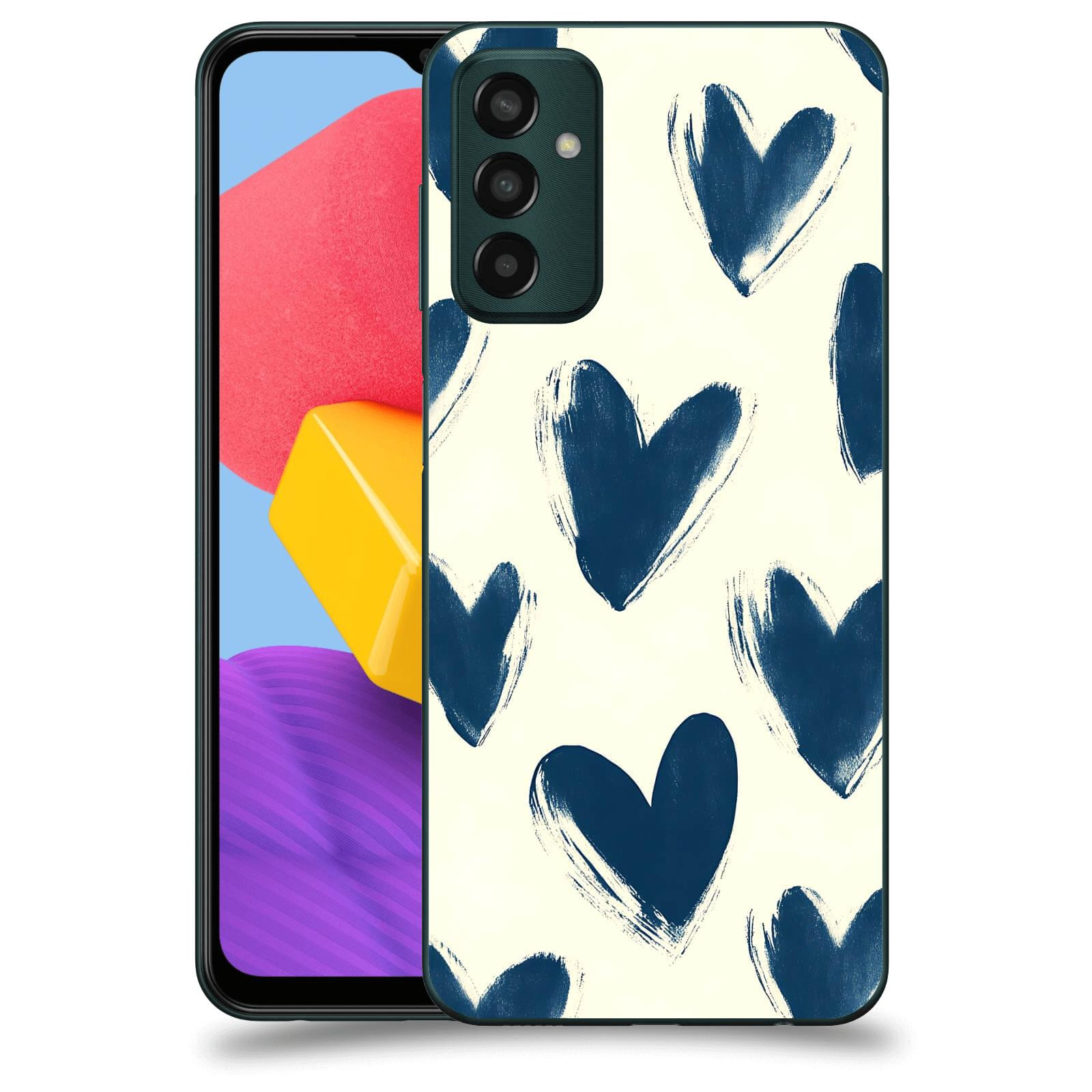 ACOVER Kryt na mobil Samsung Galaxy M13 M135F - Blue hearts