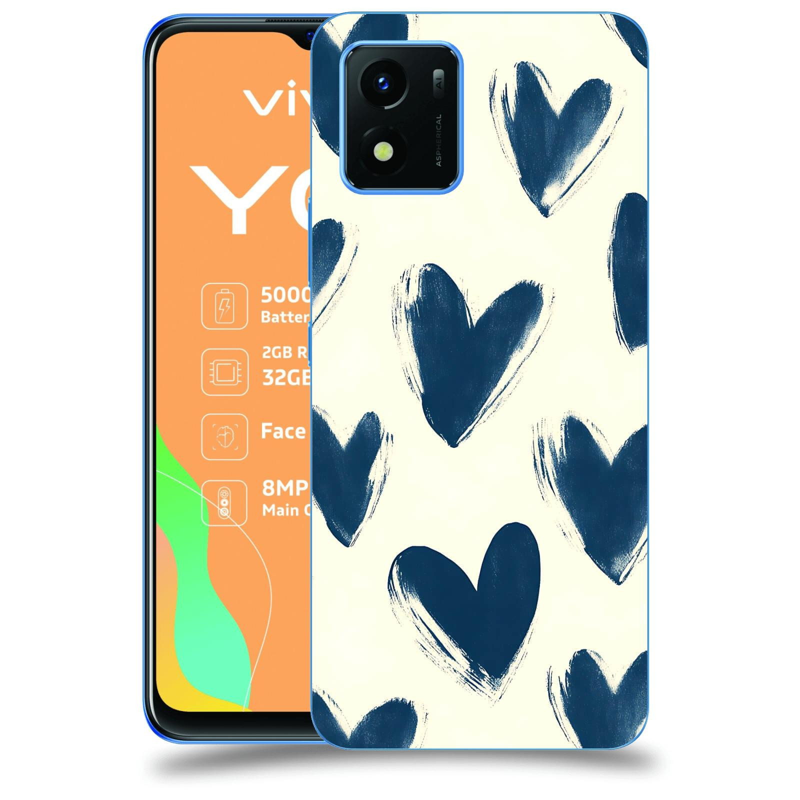 ACOVER Kryt na mobil Vivo Y01 - Blue hearts