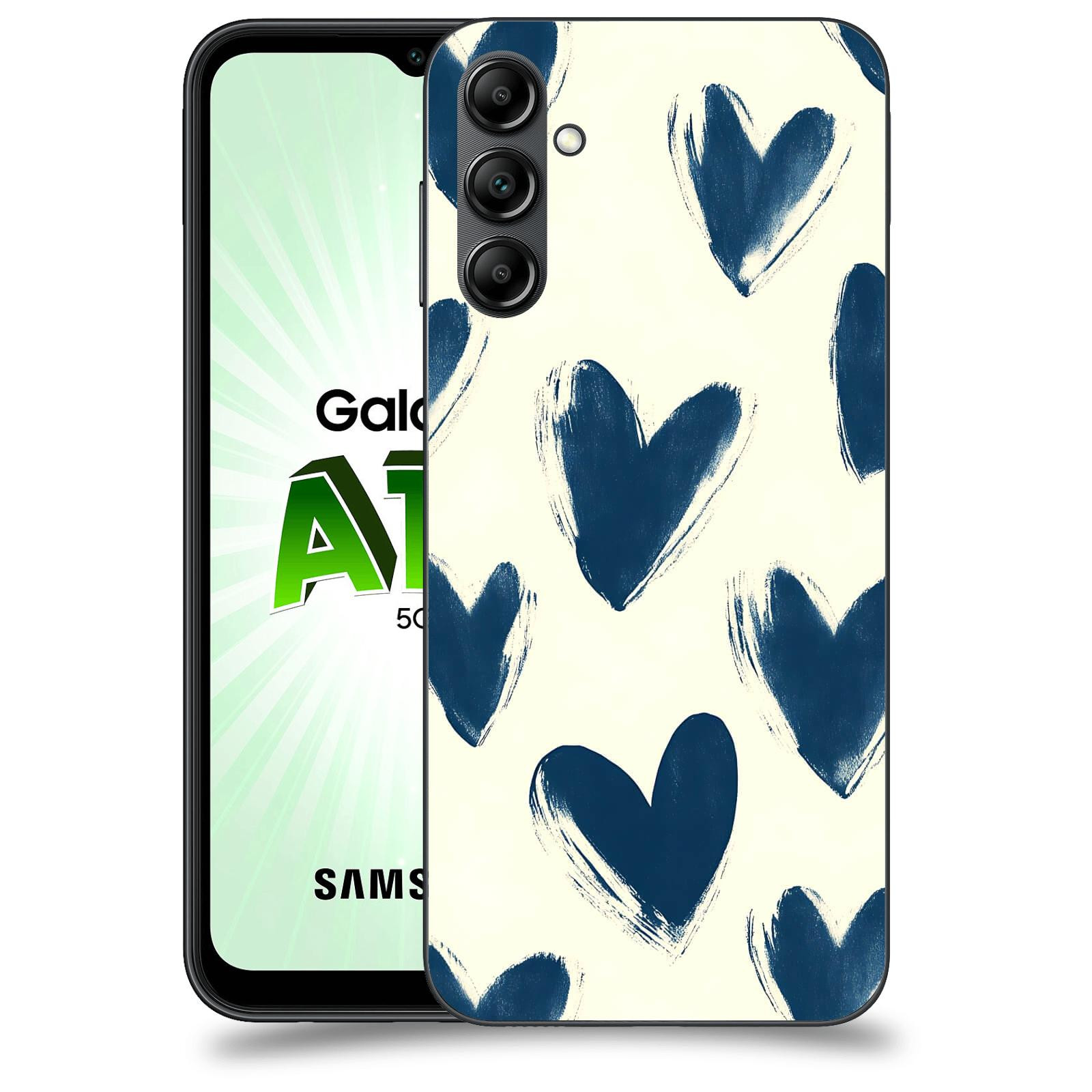 ACOVER Kryt na mobil Samsung Galaxy A14 5G - Blue hearts