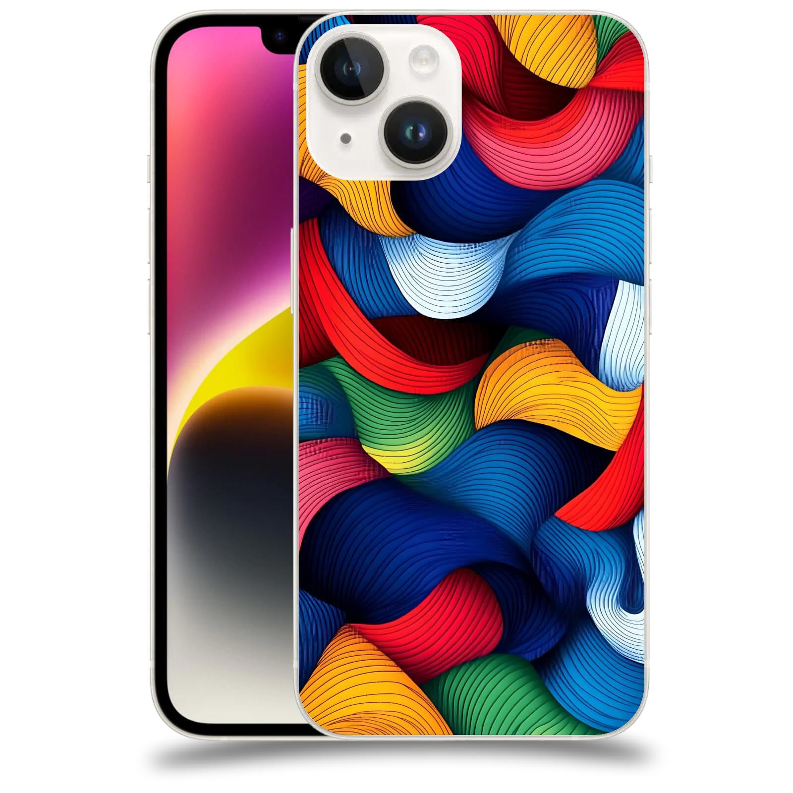 ACOVER Kryt na mobil Apple iPhone 14 - Barevná energie