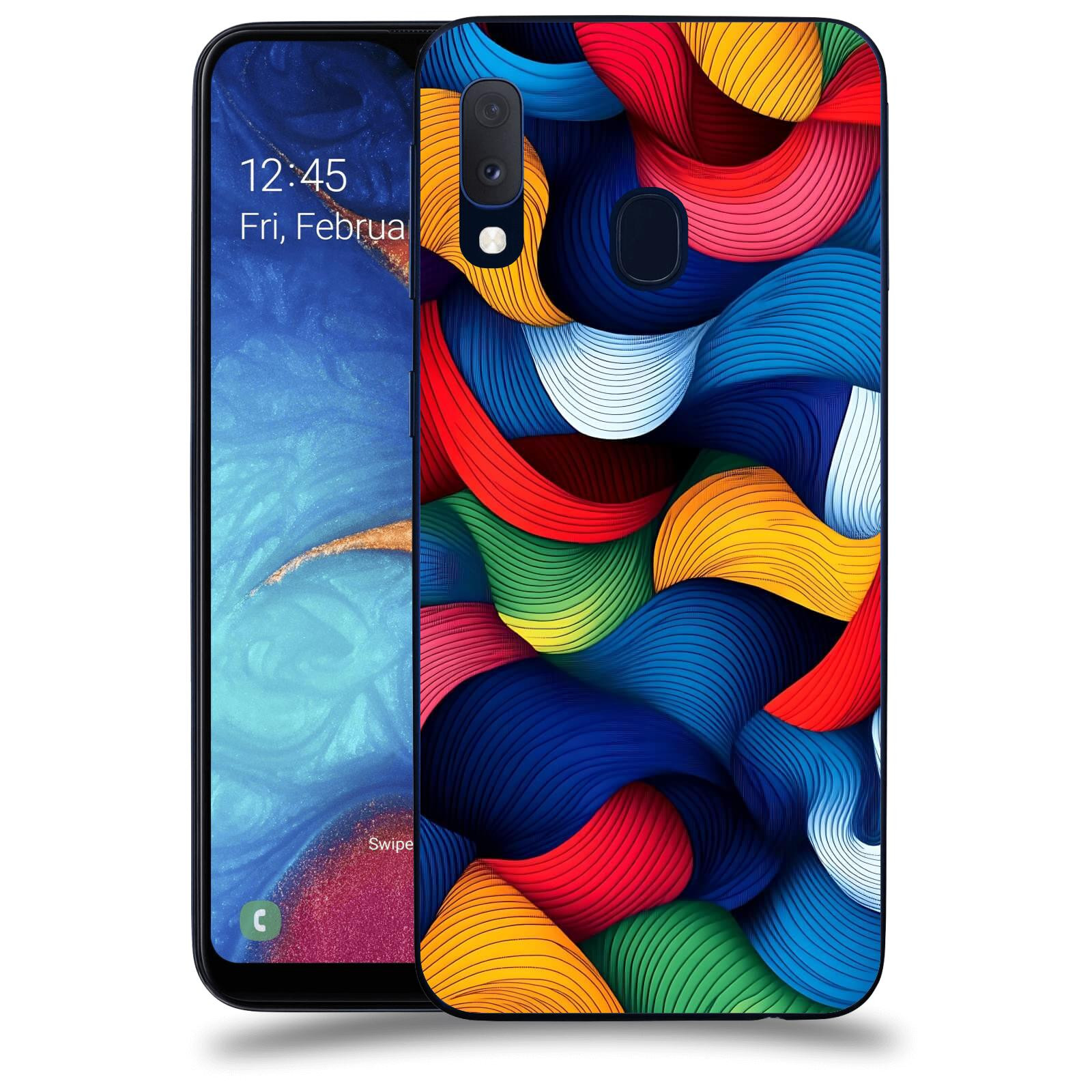 ACOVER Kryt na mobil Samsung Galaxy A20e A202F - Barevná energie