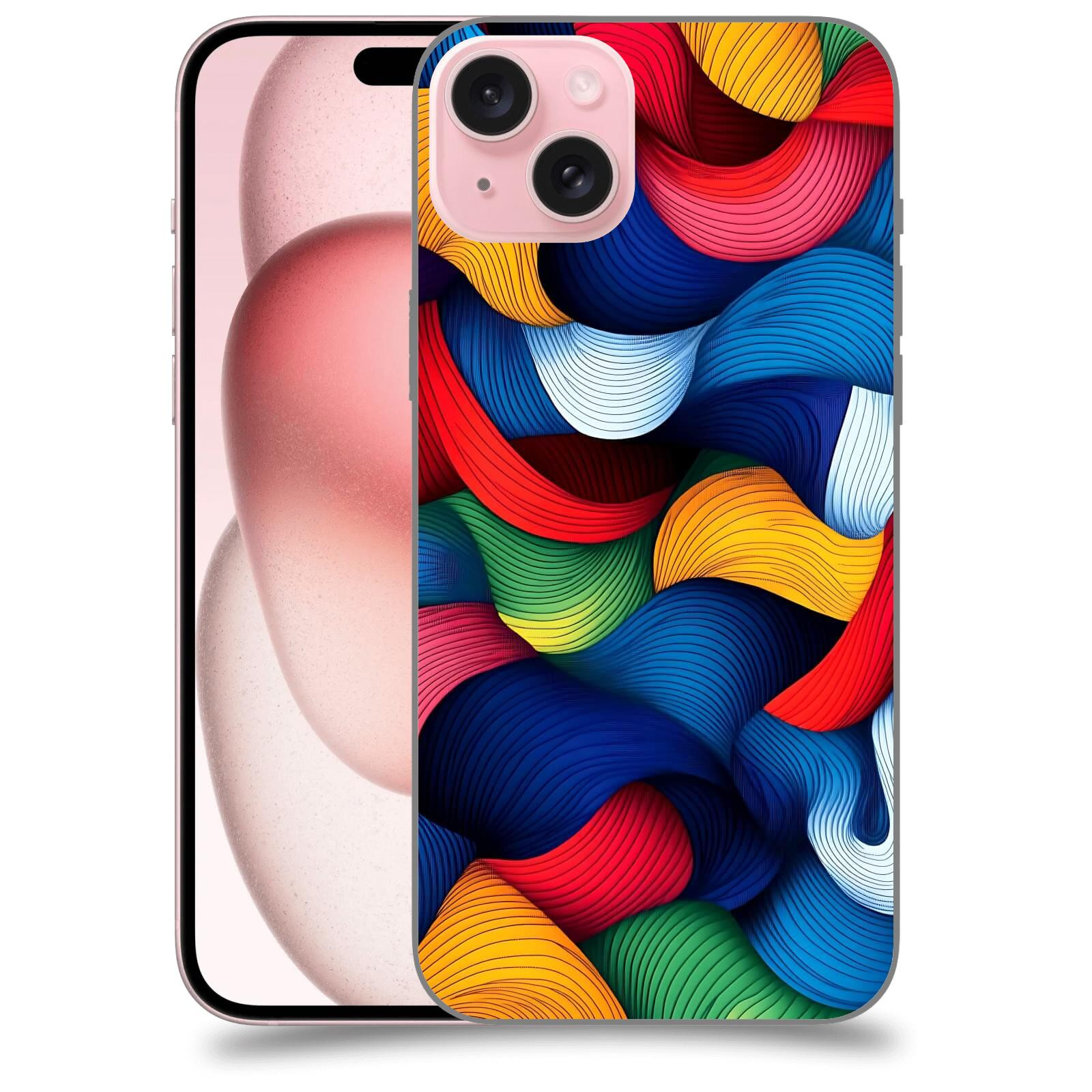 ACOVER Kryt na mobil Apple iPhone 15 plus - Barevná energie