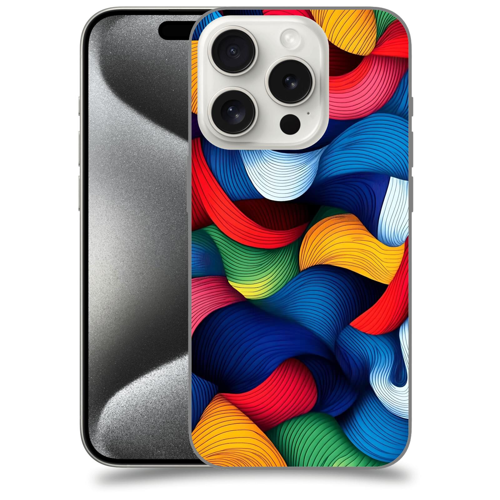 ACOVER Kryt na mobil Apple iPhone 15 pro - Barevná energie