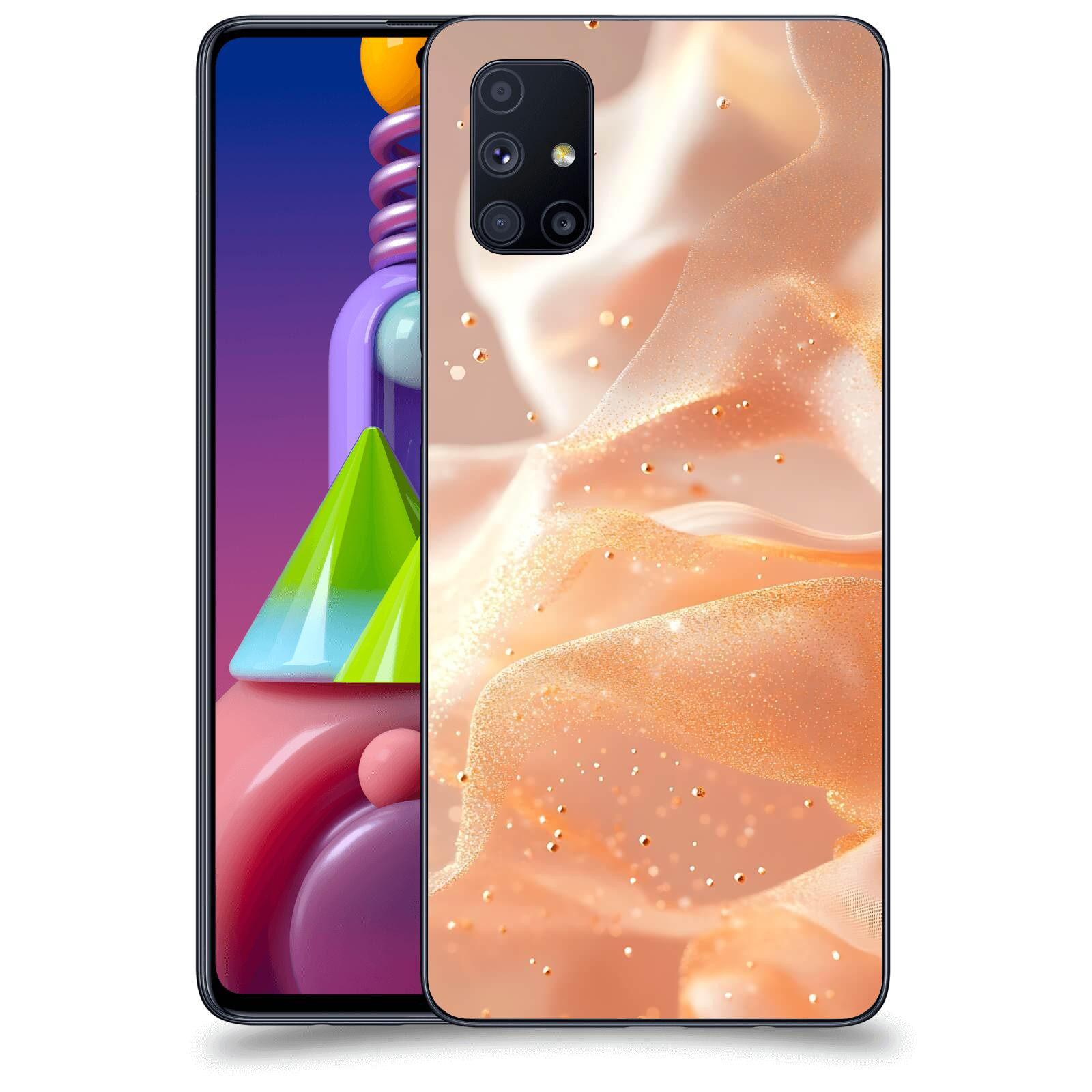 ACOVER Kryt na mobil Samsung Galaxy M51 M515F - Éterický třpyt