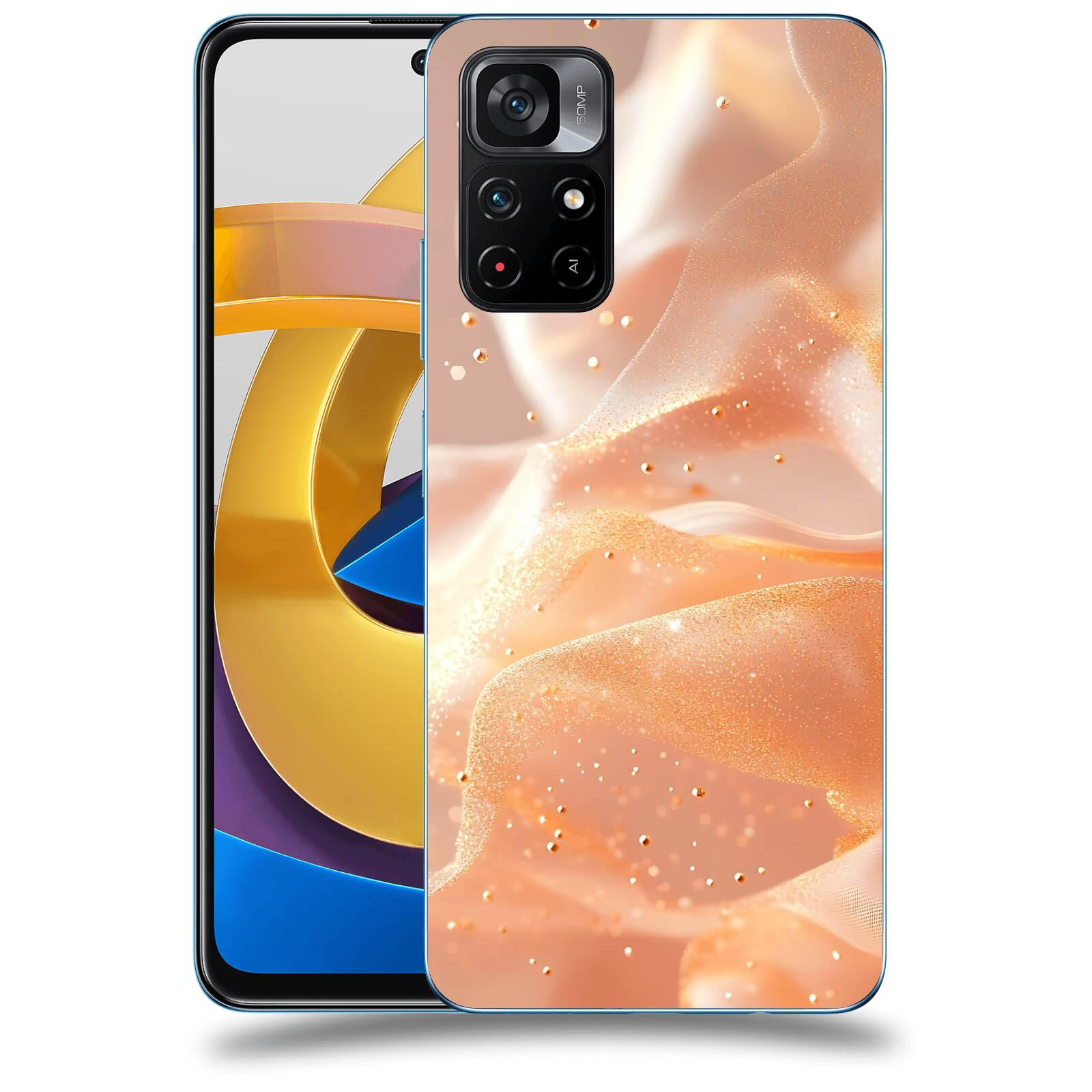 ACOVER Kryt na mobil Xiaomi Poco M4 Pro - Éterický třpyt