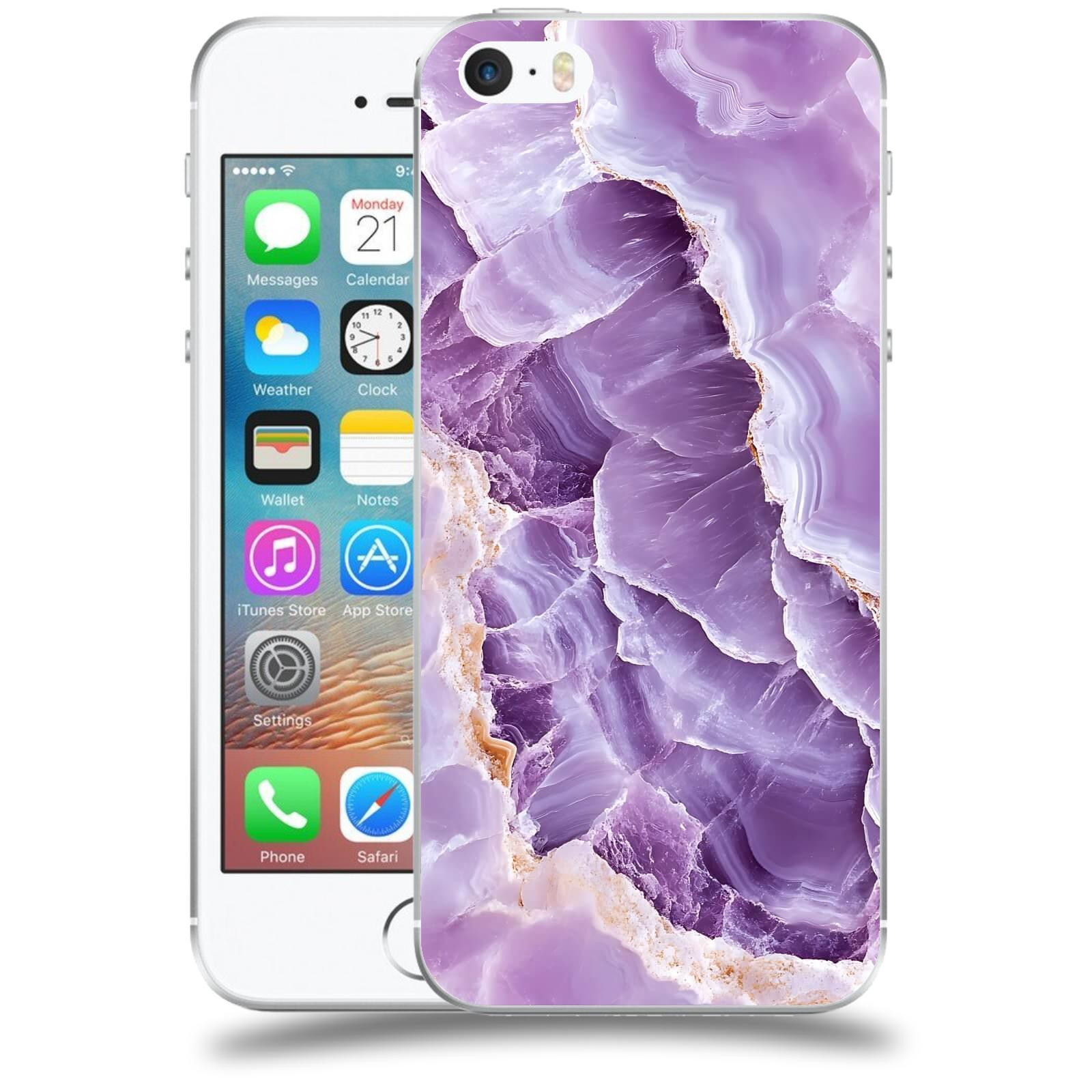 ACOVER Kryt na mobil Apple iPhone 5/5S/SE - Fialová krása