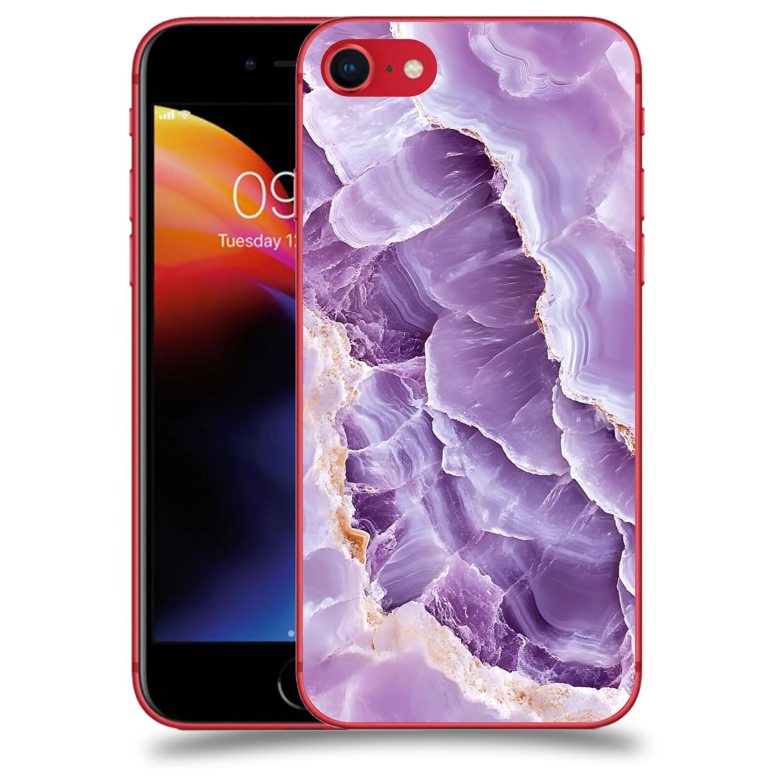 ACOVER Kryt na mobil Apple iPhone 8 - Fialová krása