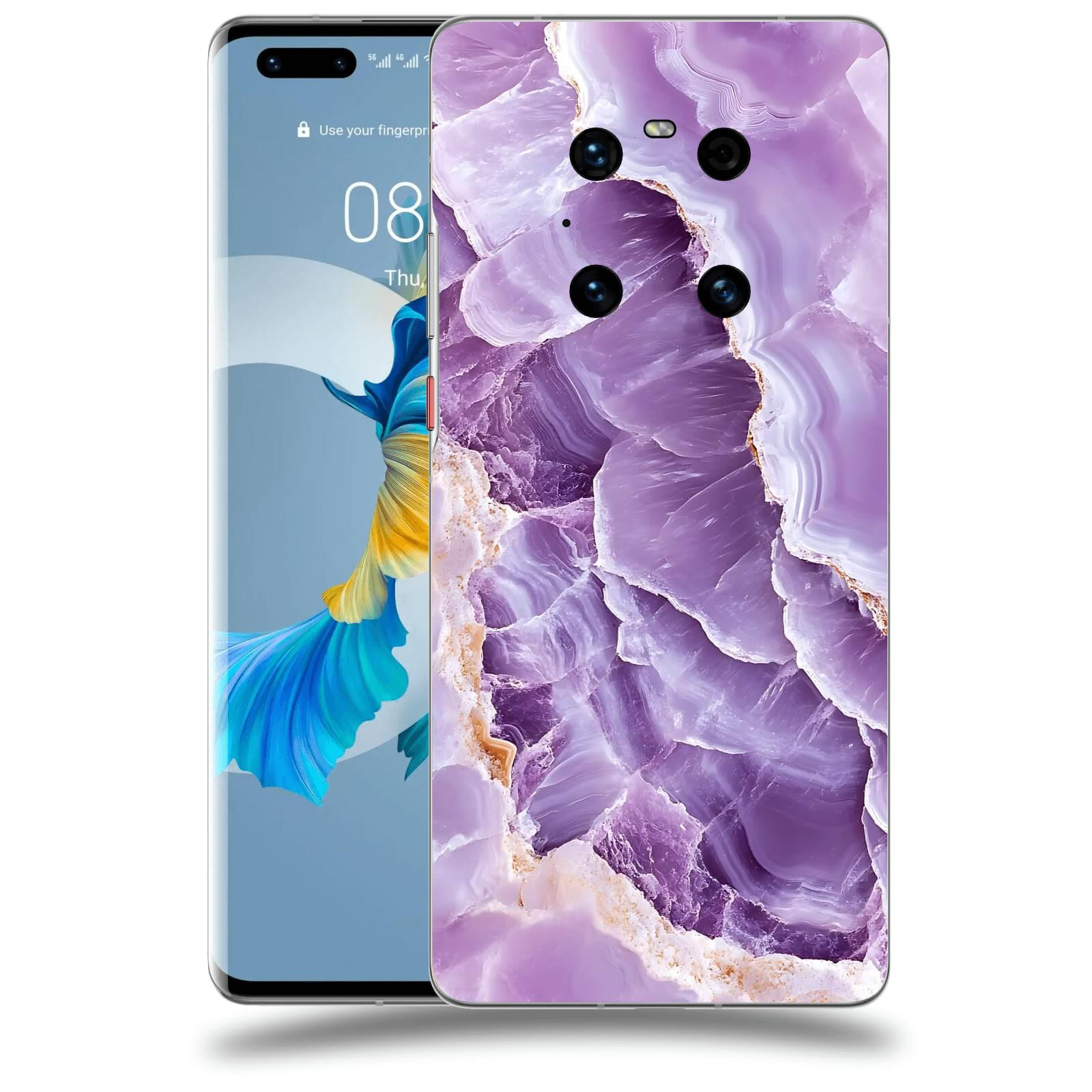 ACOVER Kryt na mobil Huawei Mate 40 Pro - Fialová krása