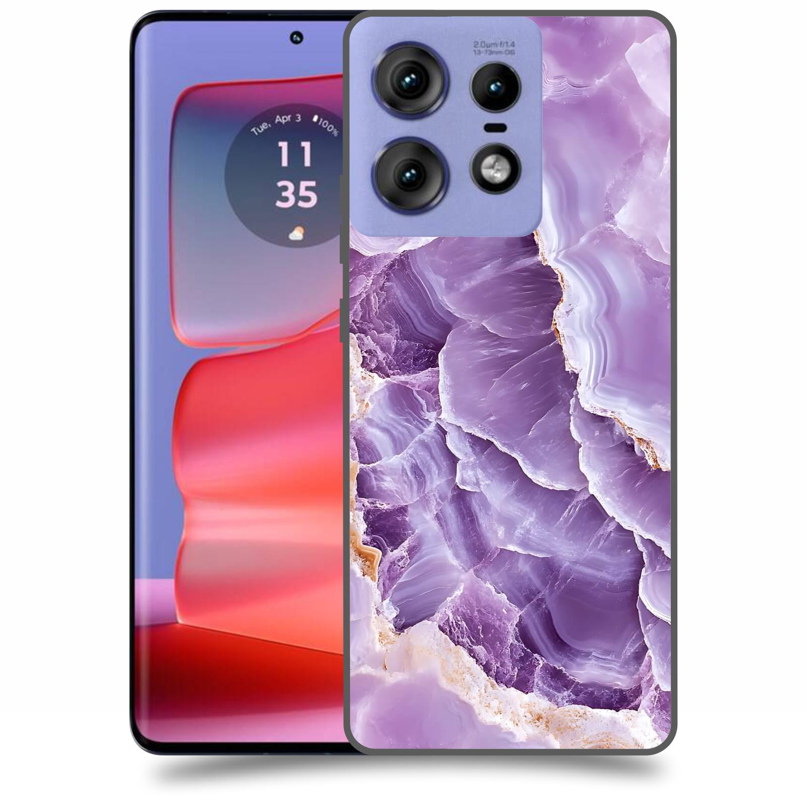 ACOVER Kryt na mobil Motorola Edge 50 Pro - Fialová krása