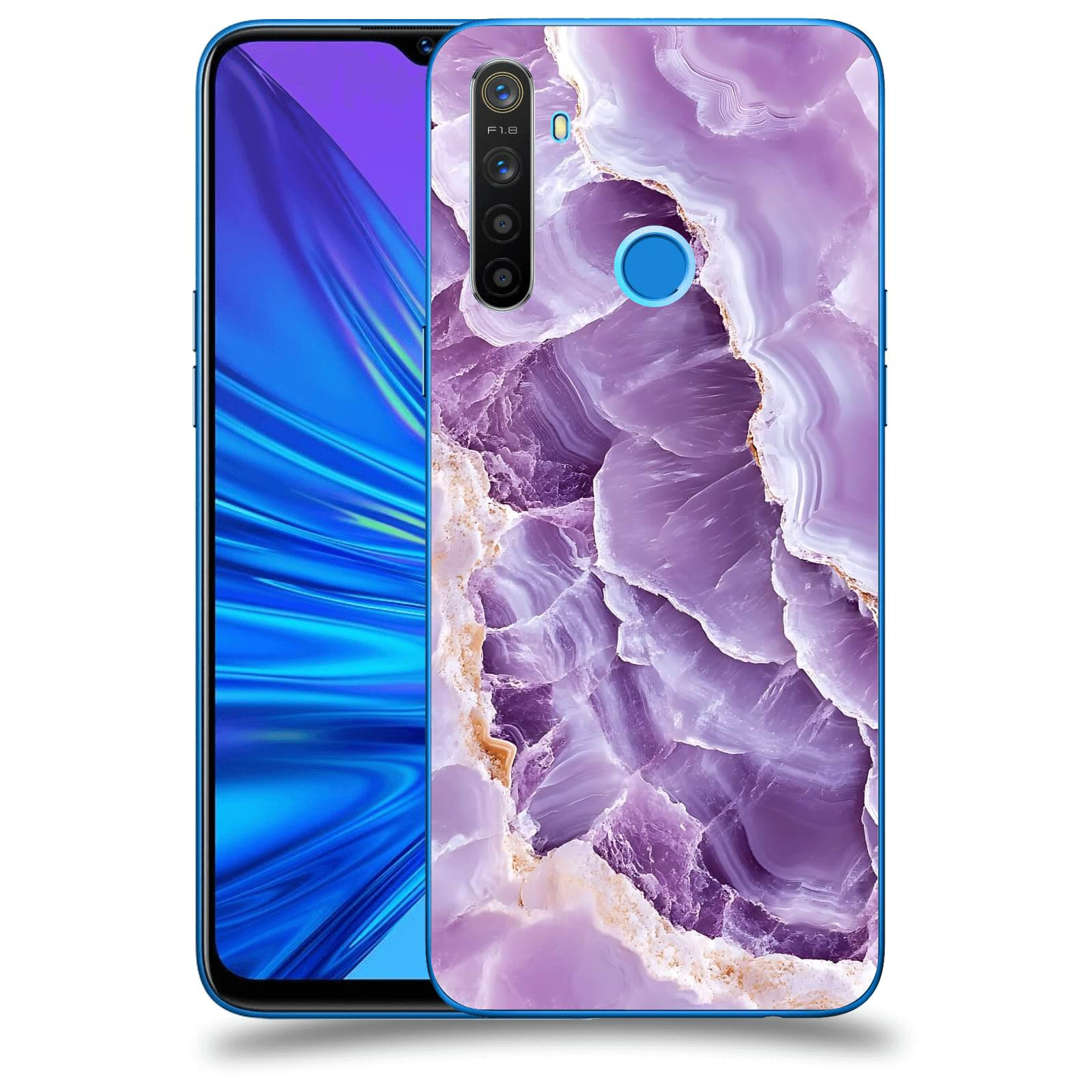 ACOVER Kryt na mobil Realme 5 - Fialová krása