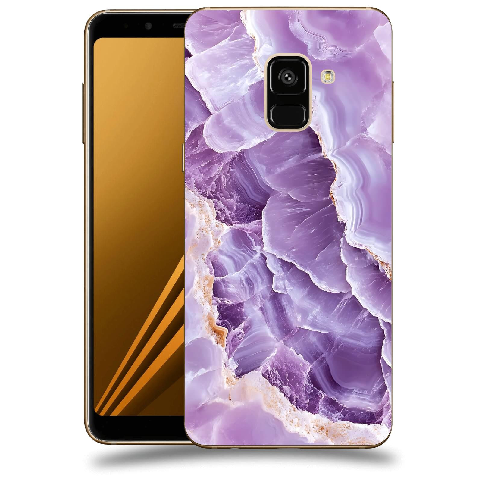 ACOVER Kryt na mobil Samsung Galaxy A8 2018 A530F - Fialová krása