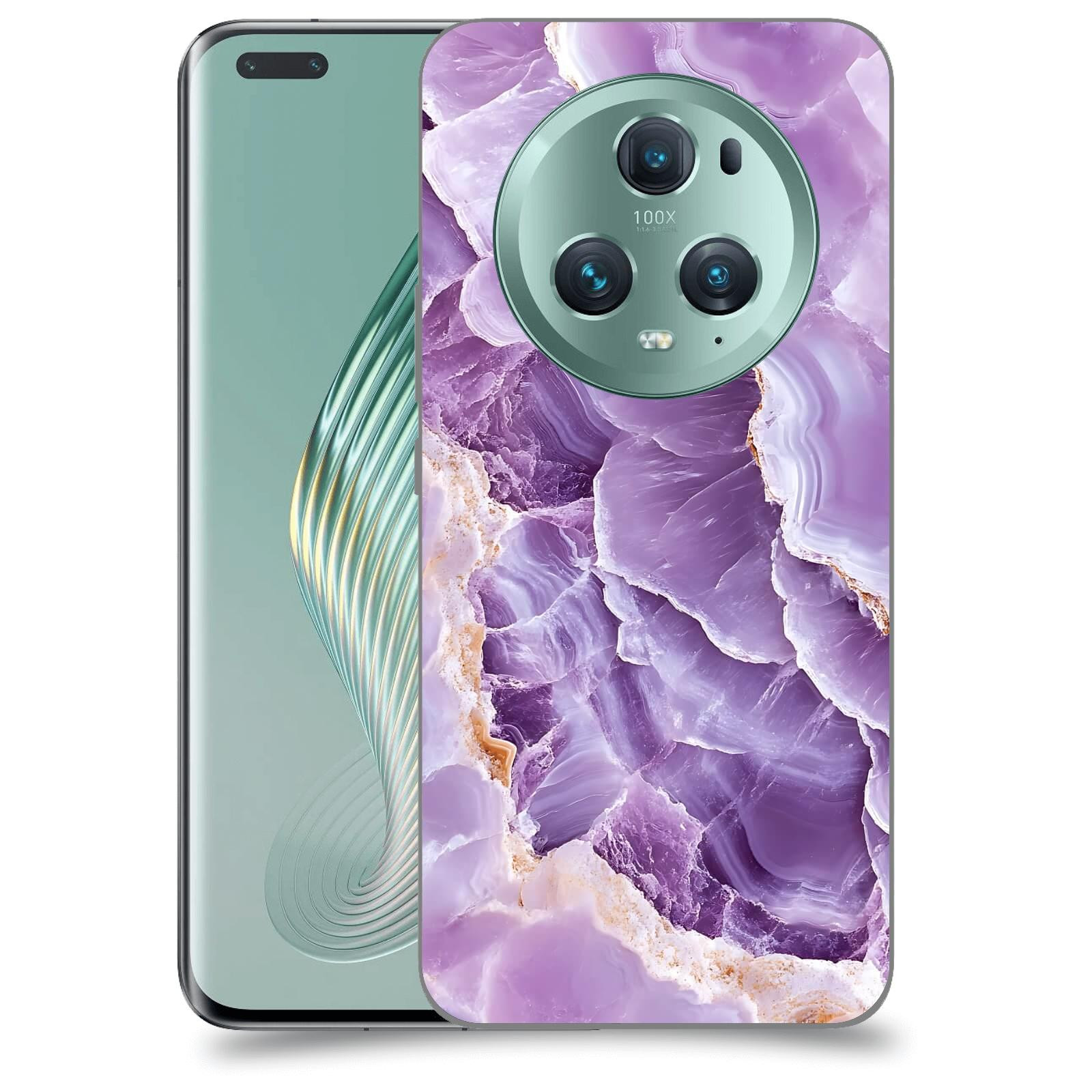 ACOVER Kryt na mobil Honor Magic5 Pro - Fialová krása