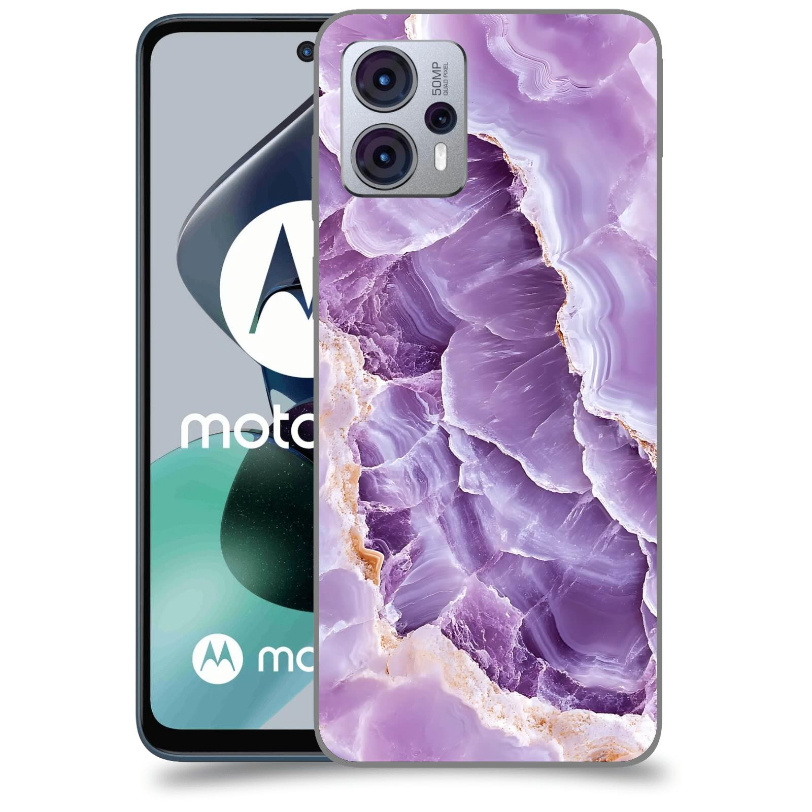 ACOVER Kryt na mobil Motorola Moto G23 - Fialová krása