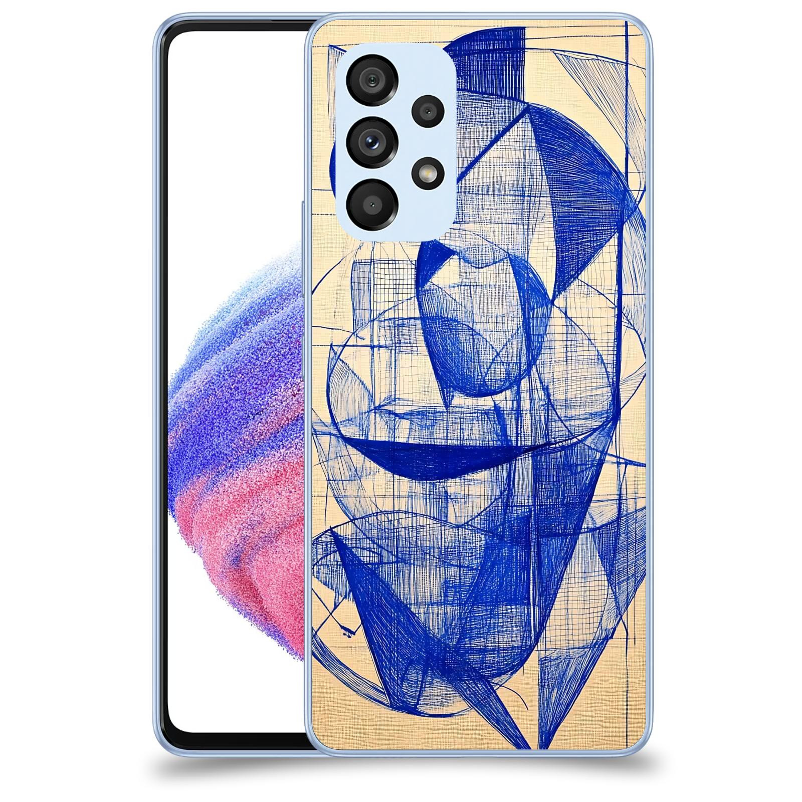 ACOVER Kryt na mobil Samsung Galaxy A32 5G A326B - Geometrický chaos