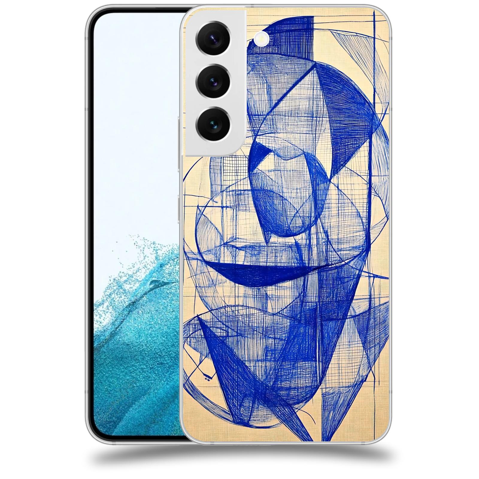 ACOVER Kryt na mobil Samsung Galaxy S22 5G - Geometrický chaos