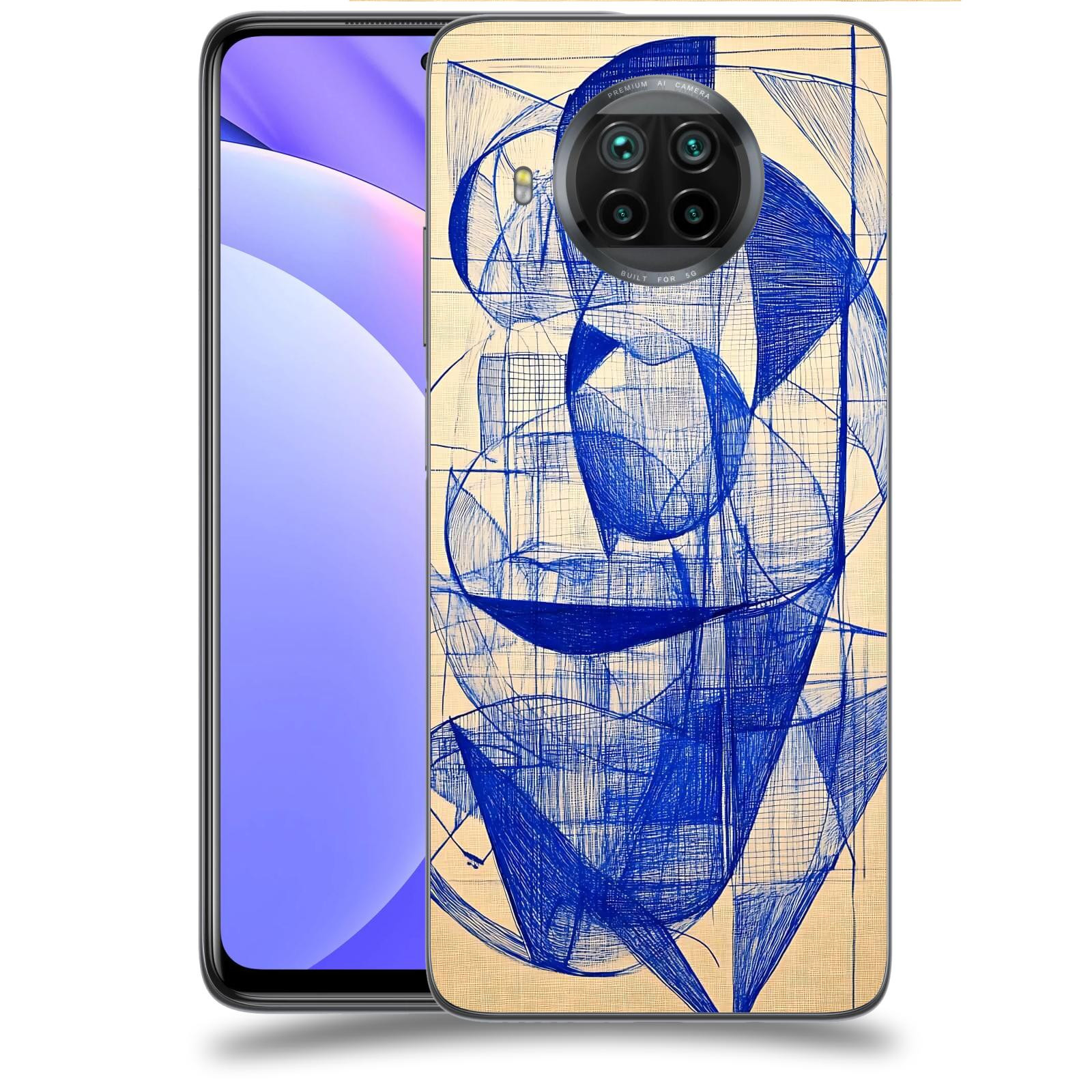 ACOVER Kryt na mobil Xiaomi Mi 10T Lite - Geometrický chaos