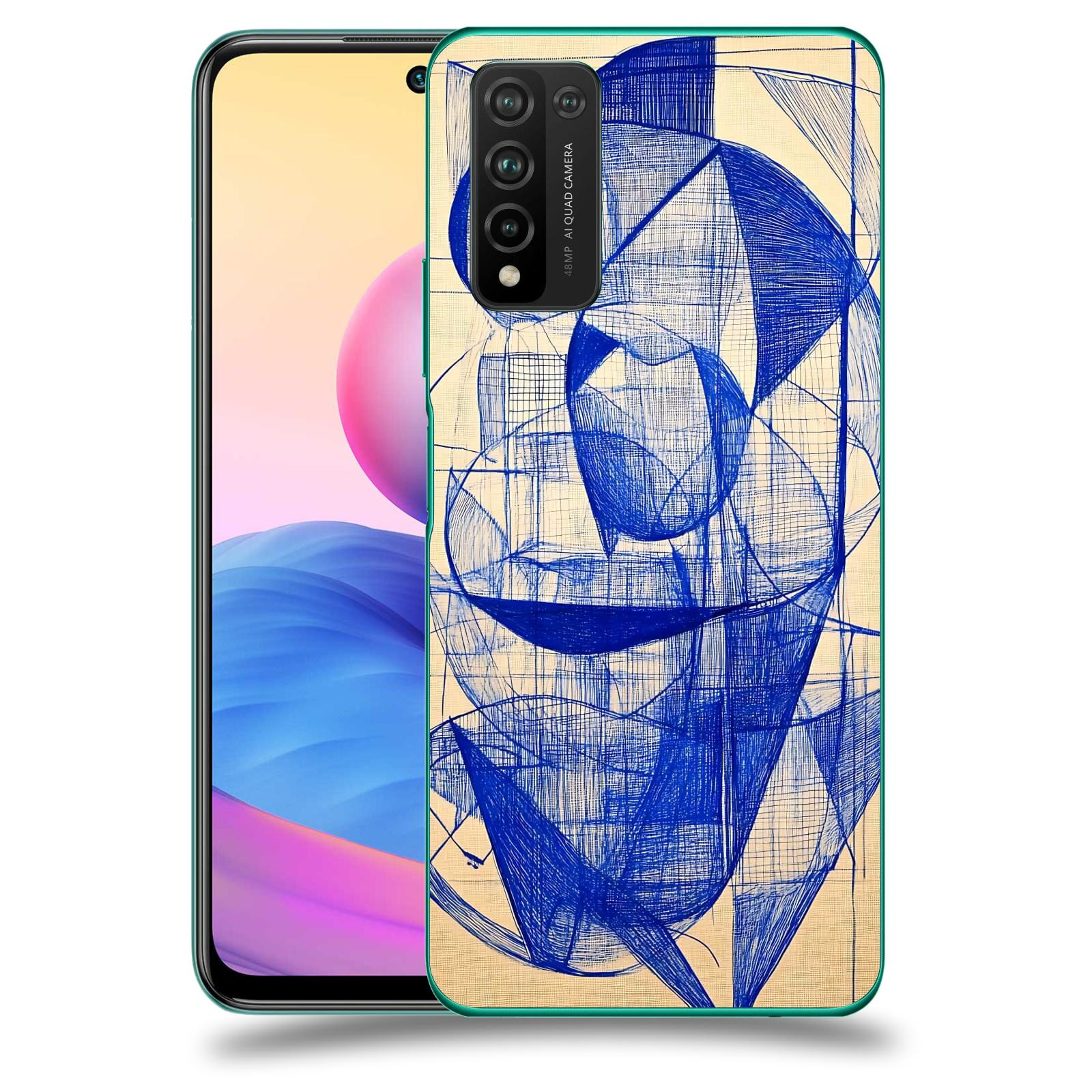 ACOVER Kryt na mobil Honor 10X Lite - Geometrický chaos
