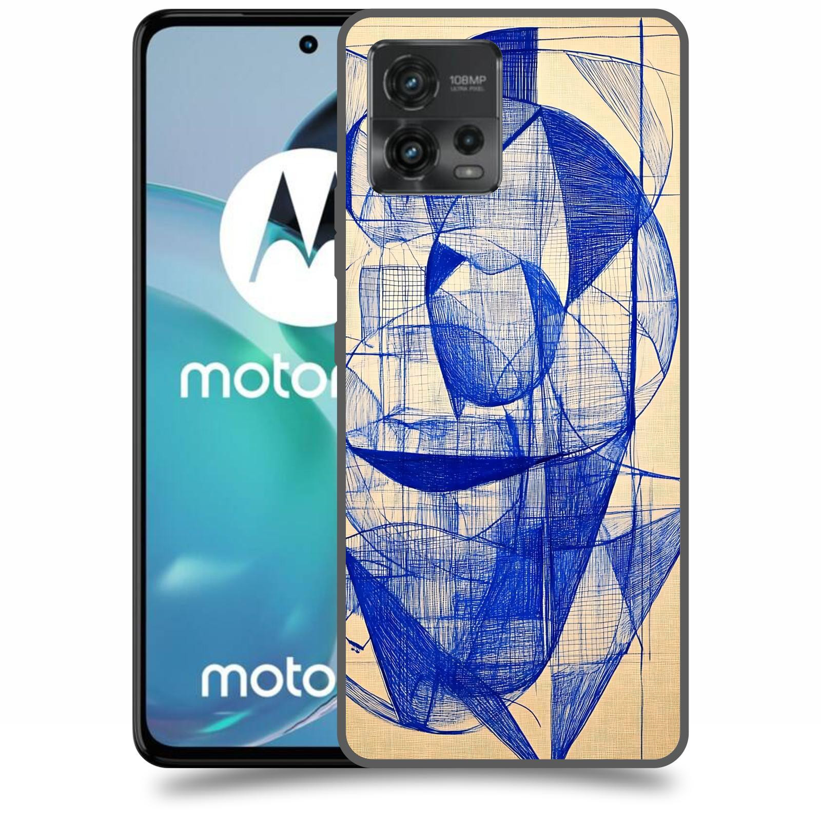 ACOVER Kryt na mobil Motorola Moto G72 - Geometrický chaos